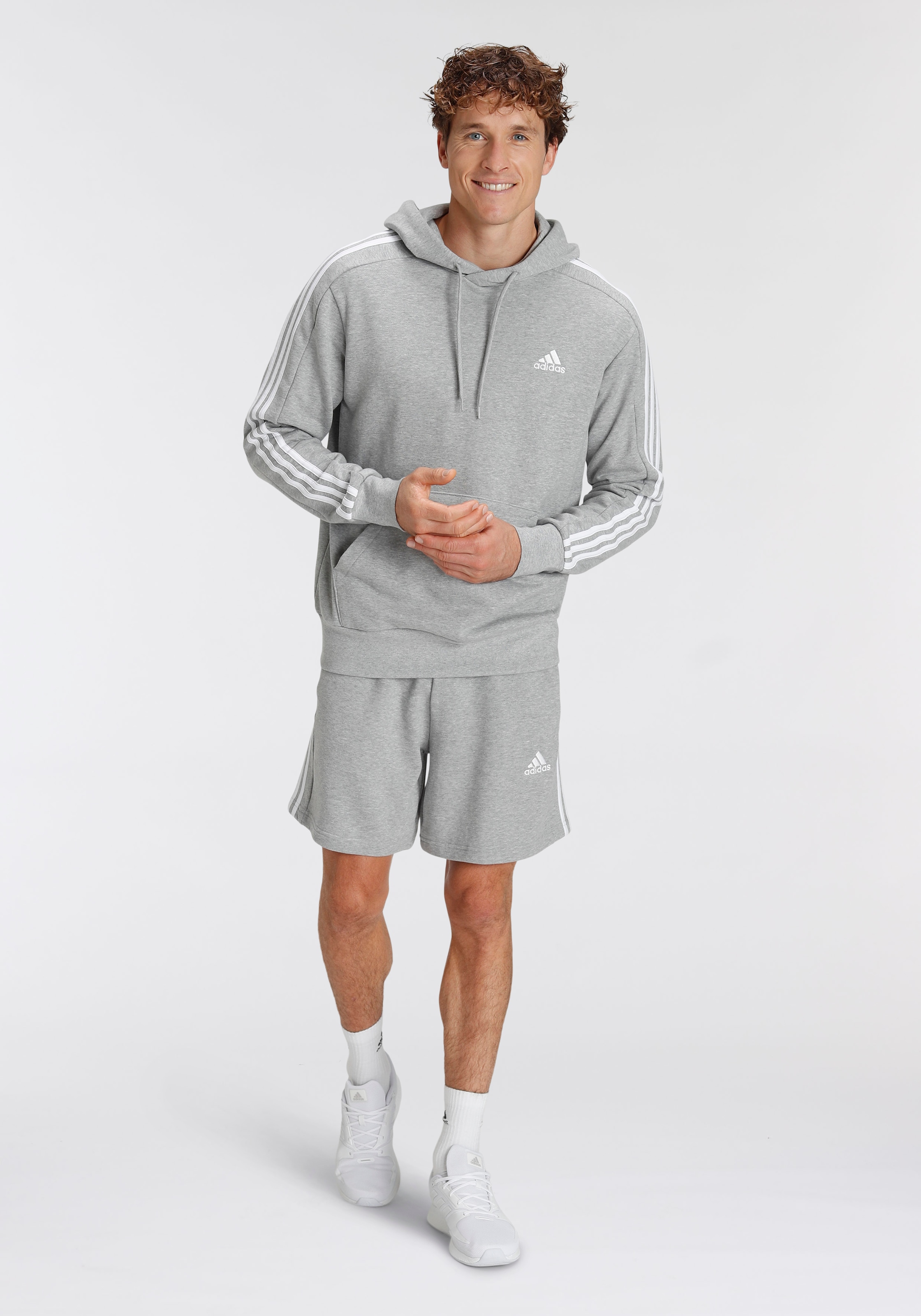 adidas Sportswear Kapuzensweatshirt »ESSENTIALS FRENCH TERRY 3STREIFEN HOODIE«