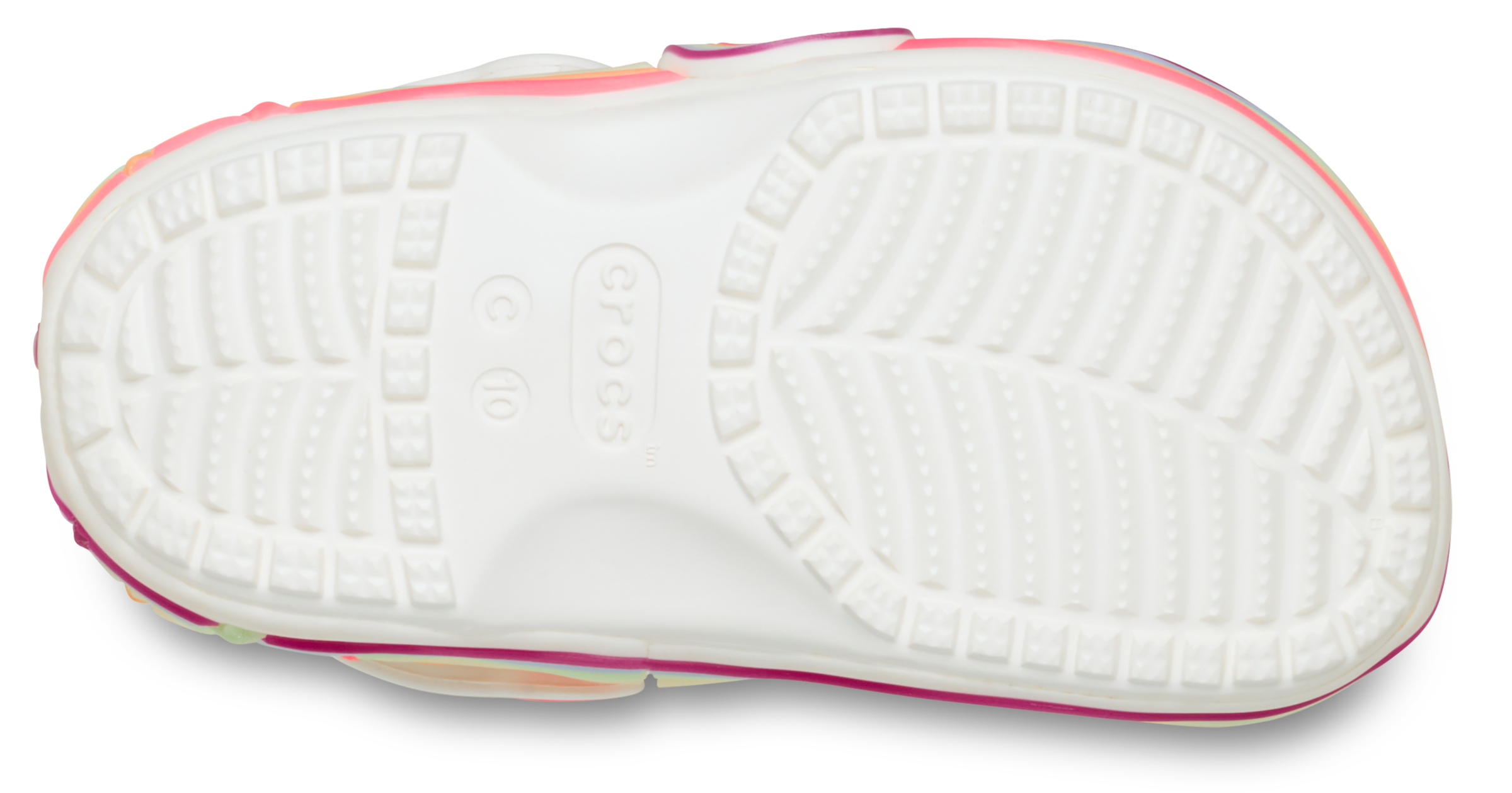 Crocs Clog »Classic IAM Unicorn Lights Clog«  Sommerschuh, Sandale, Hausschuh mit cooler Blinkfunktion