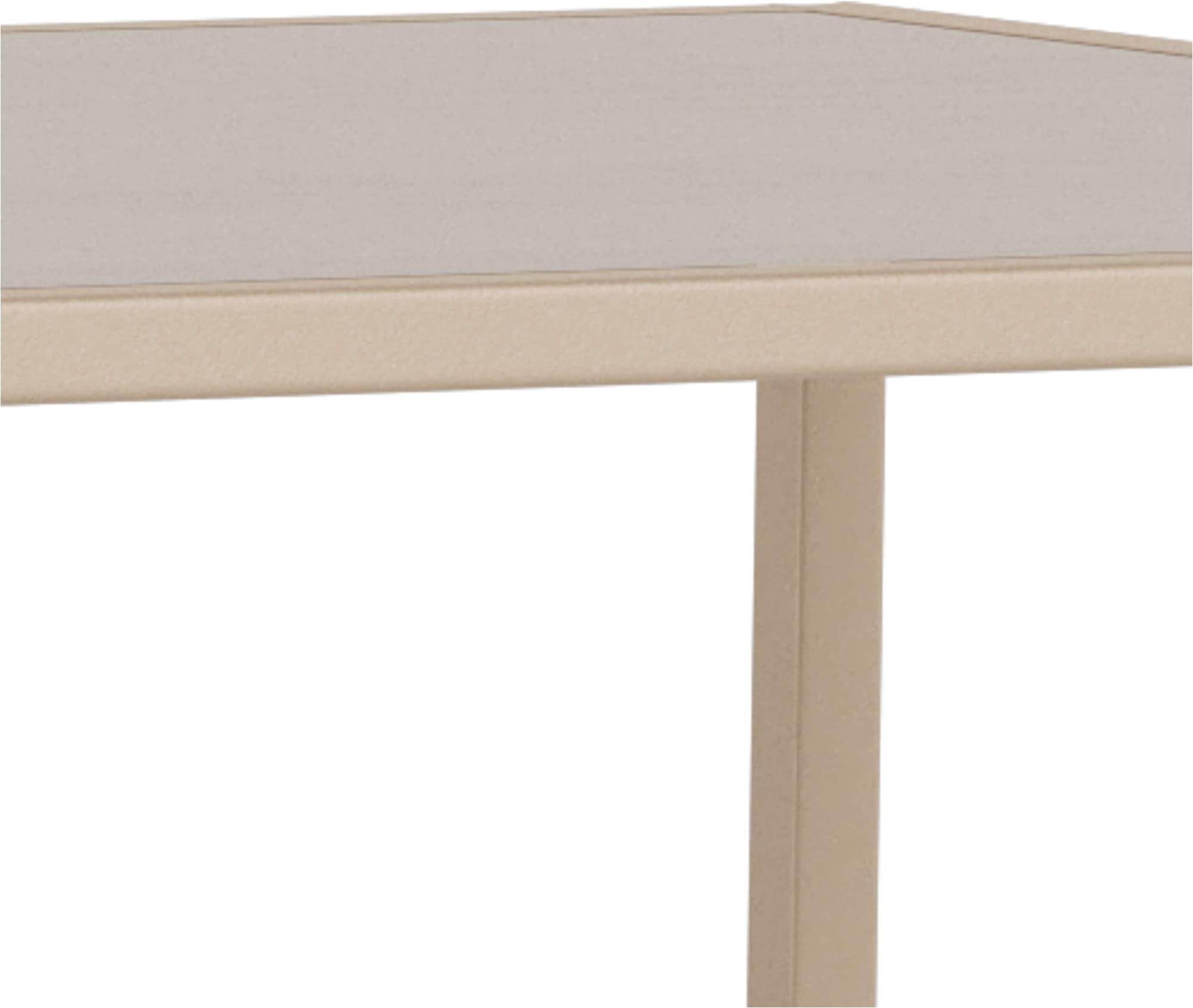 ACTONA GROUP Couchtisch »Seaford Kaffeetisch, Wohnzimmertisch« Rechteckiger Couchtisch, grau, mit Stahlgestell, 100x50x40 cm.