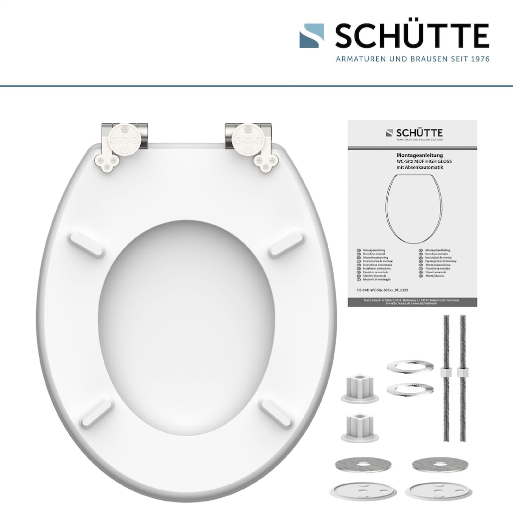 Schütte WC-Sitz »BLACK STONE«