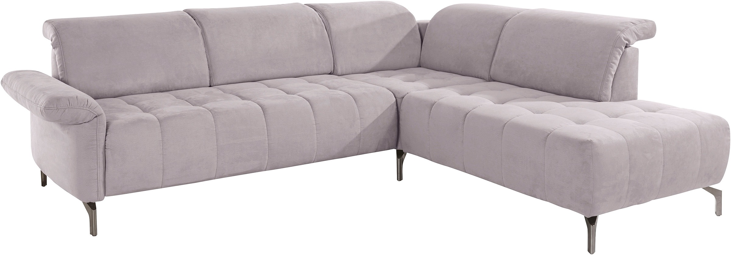 INOSIGN Ecksofa »Fresh L-Form« Federkern, wahlweise Kopfteilverstellung und motorischer Vorziehsitz