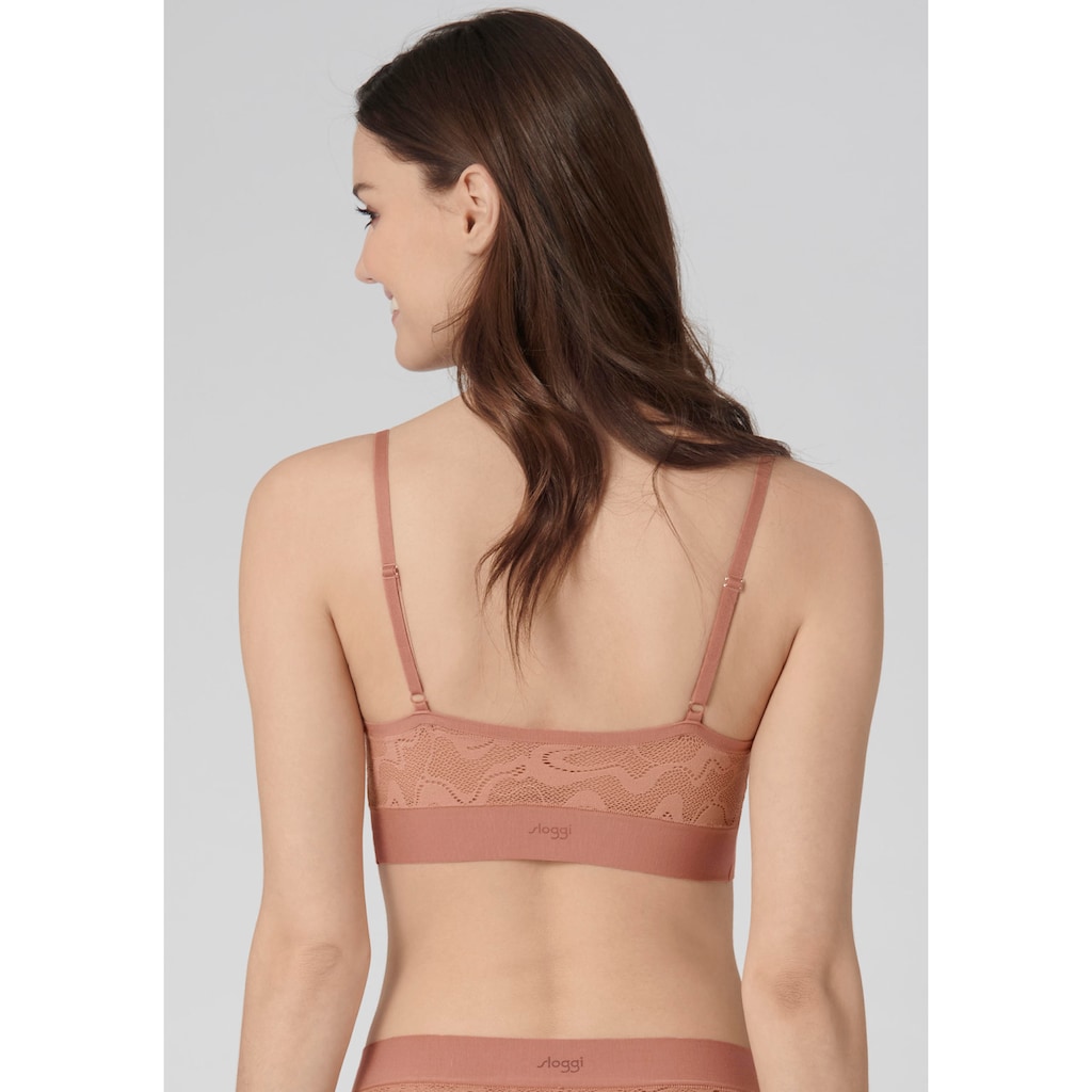 Sloggi Bralette-BH »GO ALLROUND LACE«, rundherum aus feiner Spitze, Basic Dessous