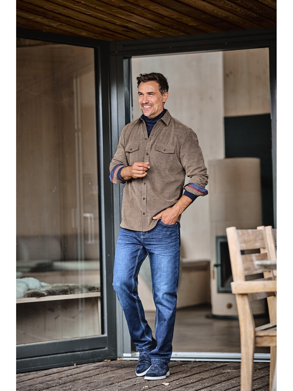 Babista Langarmhemd »Cordhemd GALDIN«