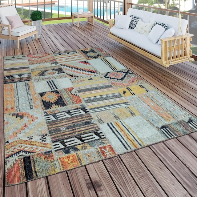 Paco Home Teppich »Artigo 406«, rechteckig, Kurzflor, Patchwork Muster,  Vintage Design, In- und Outdoor geeignet bestellen bei OTTO