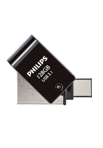 Mini-USB-Stick »USB 2in1: 3.1 & Typ-C Midnight Black«, (USB 3.1 Lesegeschwindigkeit...