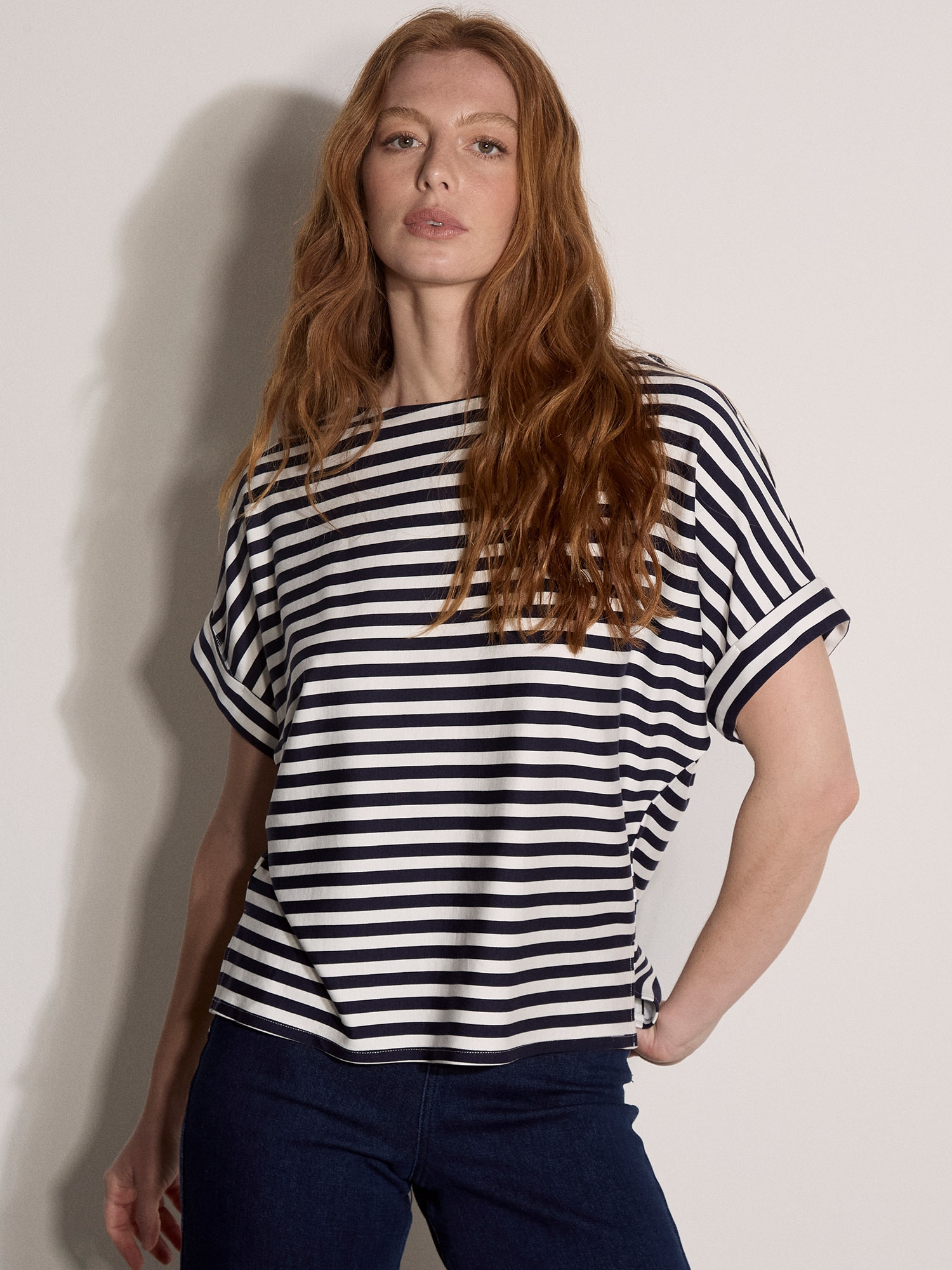 Apricot Shirttop »Top« mit Streifen