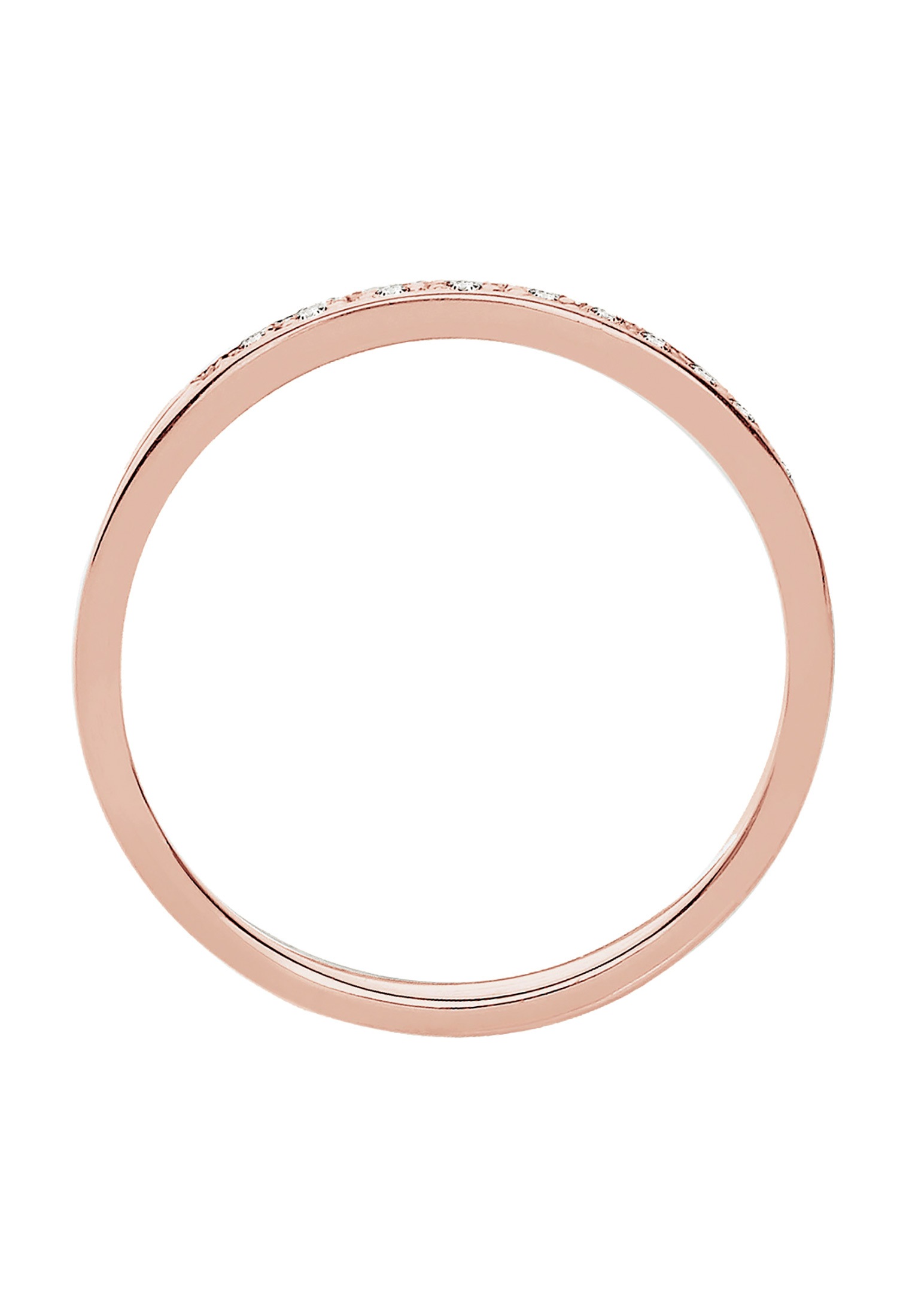 Elli DIAMONDS Verlobungsring »Ring Diamant (0.04 ct) Verlobung Beisteckring Silber«