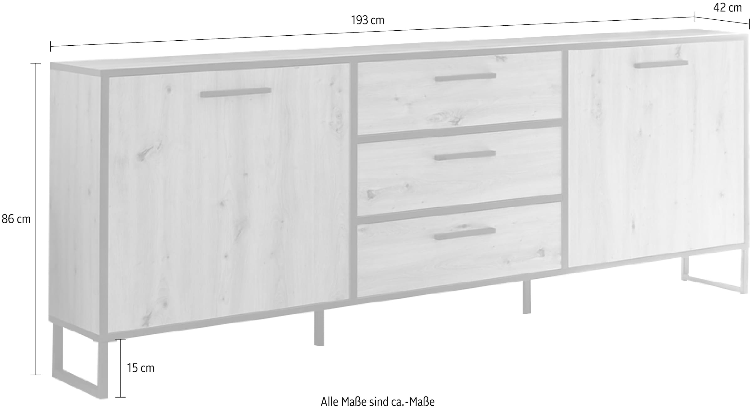 Mäusbacher Sideboard »Torres«