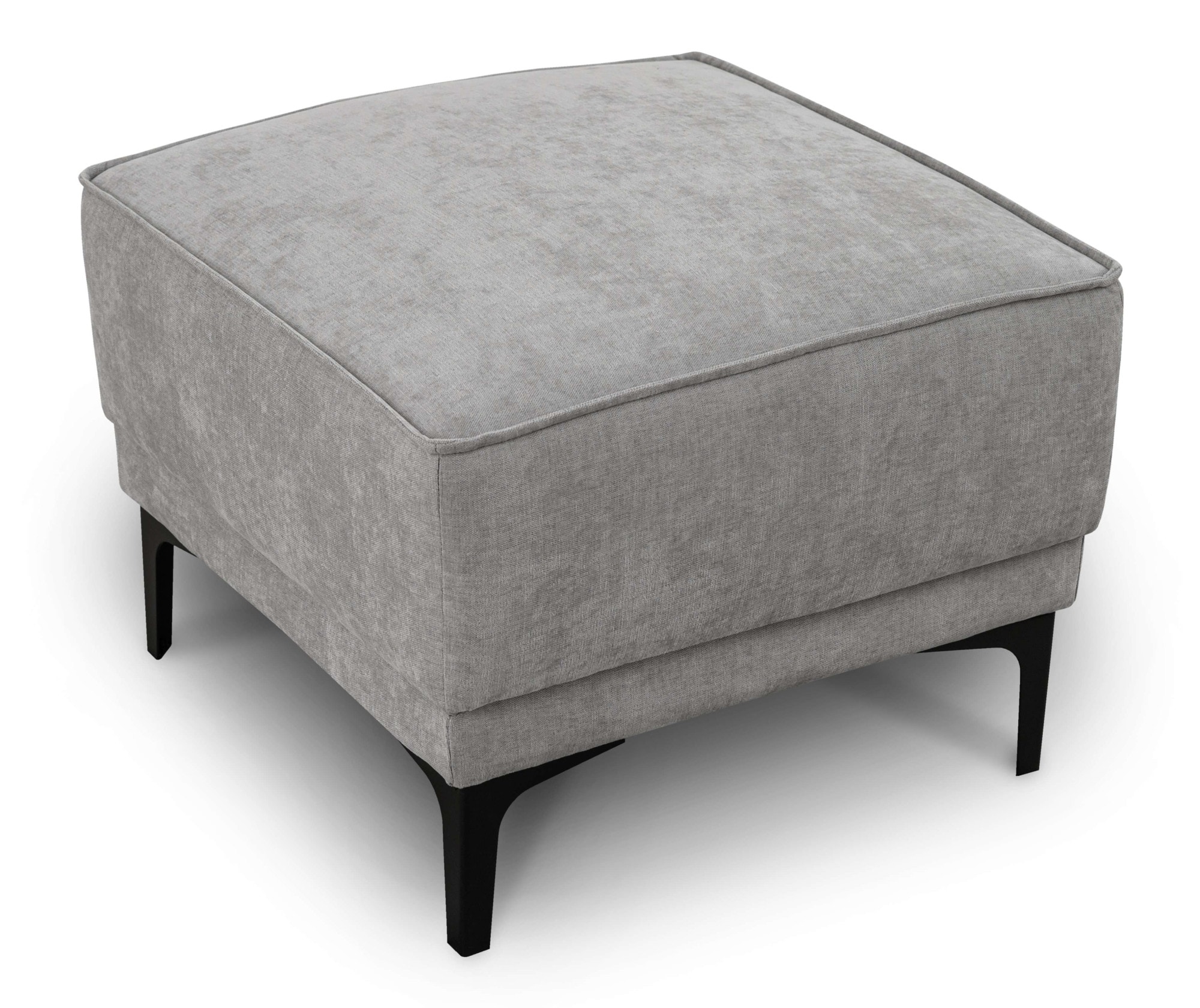 Places of Style Polsterhocker »Oland«, passend zur Serie OLAND, Skandi-Design, Metallfüße