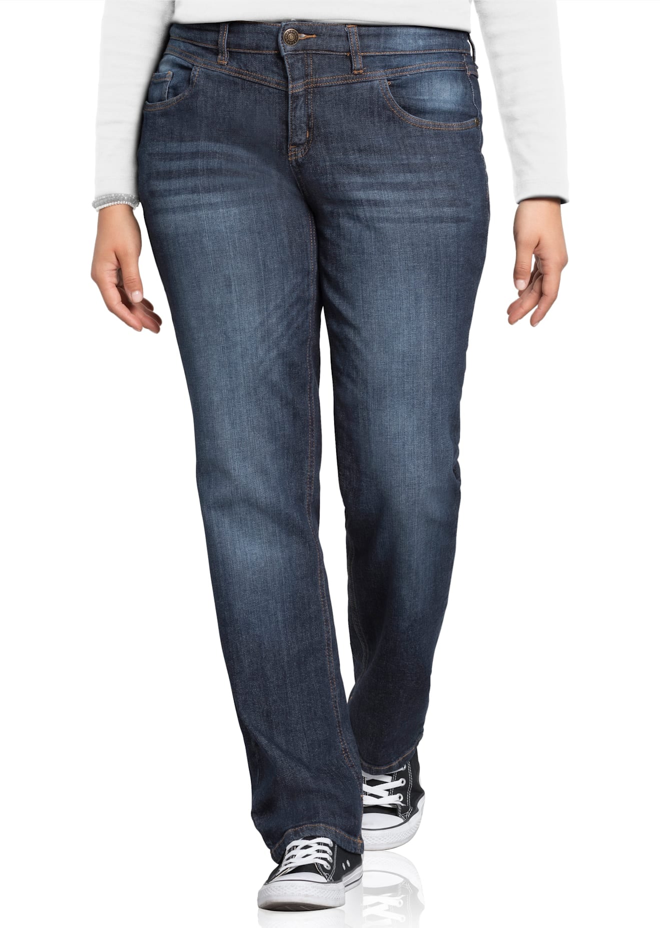 Sheego Stretch-Jeans, (1 tlg.)