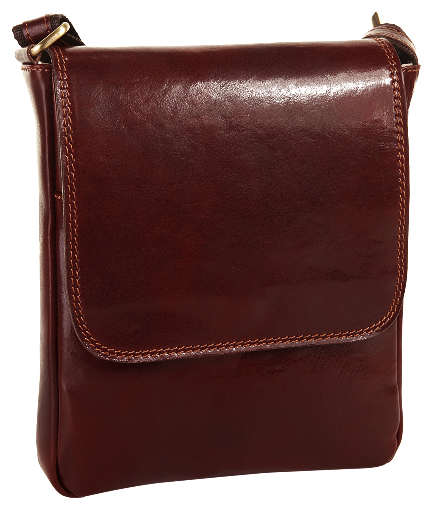 Piké Umhängetasche echt Leder, Made in Italy