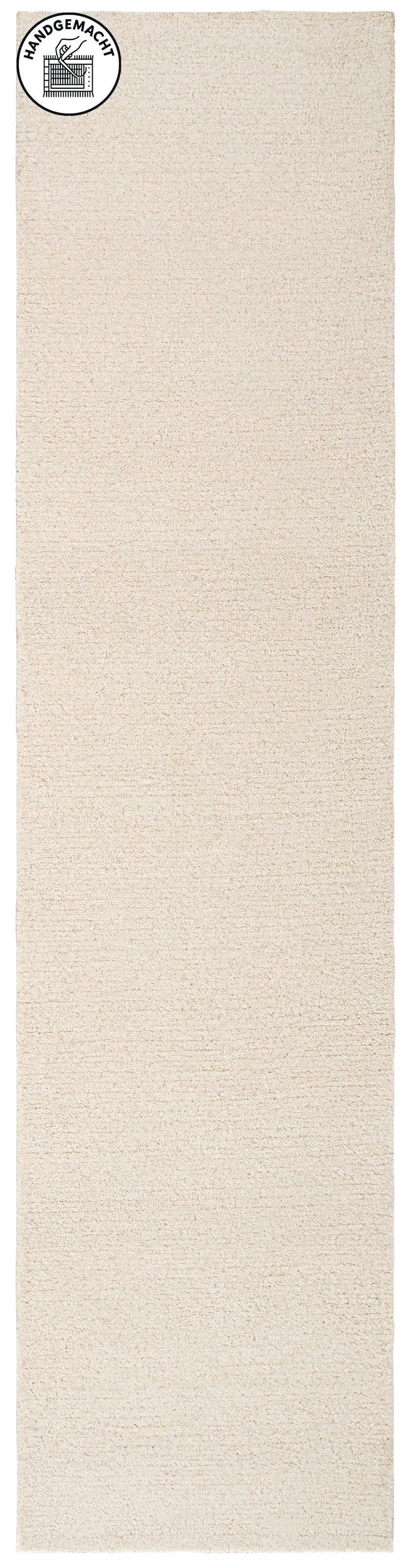 THEKO Läufer »Janne, Berber Teppich, reine Wolle, meliert, handgearbeitet« rechteckig 20 mm Höhe handgetuftet, Wohnzimmer, Schlafzimmer, Flur, Teppich-Läufer, Brücke