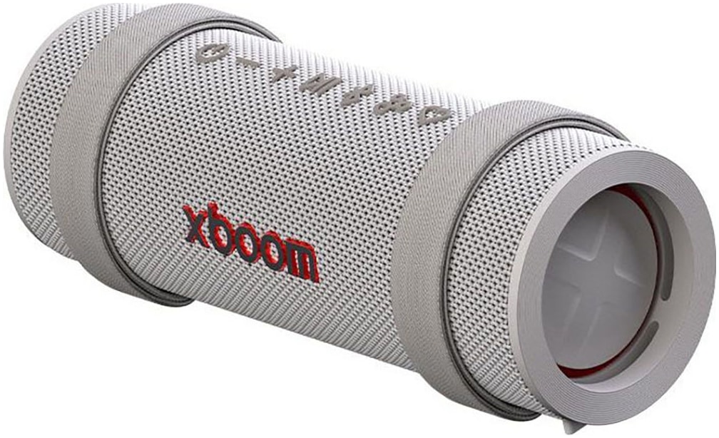 LG Bluetooth-Speaker »xboom GRAB« 1.1 (Bluetooth Apple Siri | Beleuchtungseffekte | EQ Modi | Extra Bass | Google Assistant | Lautstärkeanpassung | Multipoint Anbindung | Wireless Party Connect 30 W)