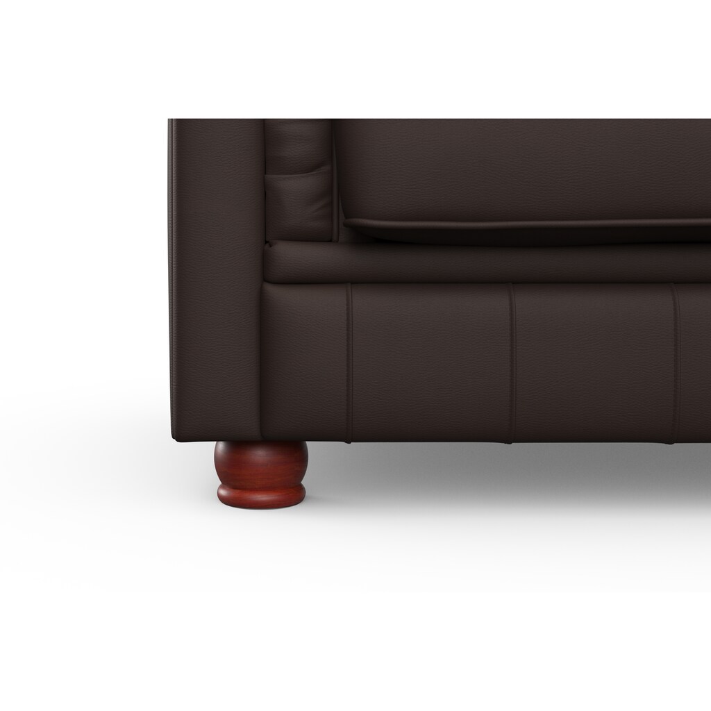 Max Winzer® Chesterfield-Sofa »Kent«, 3-Sitzer mit edler Knopfheftung, Breite 205 cm