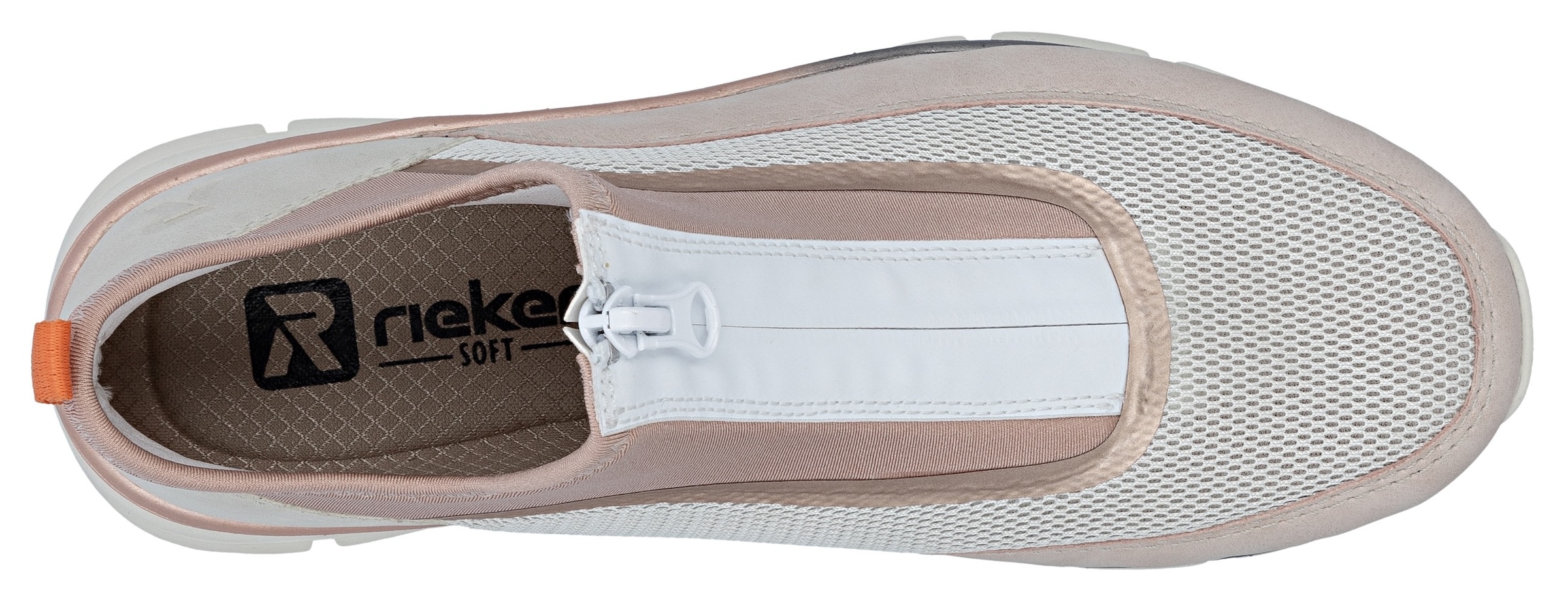 Rieker Schlupfboots  , Keilabsatz, Freizeitschuh, High Top-Sneaker, Reißverschluss