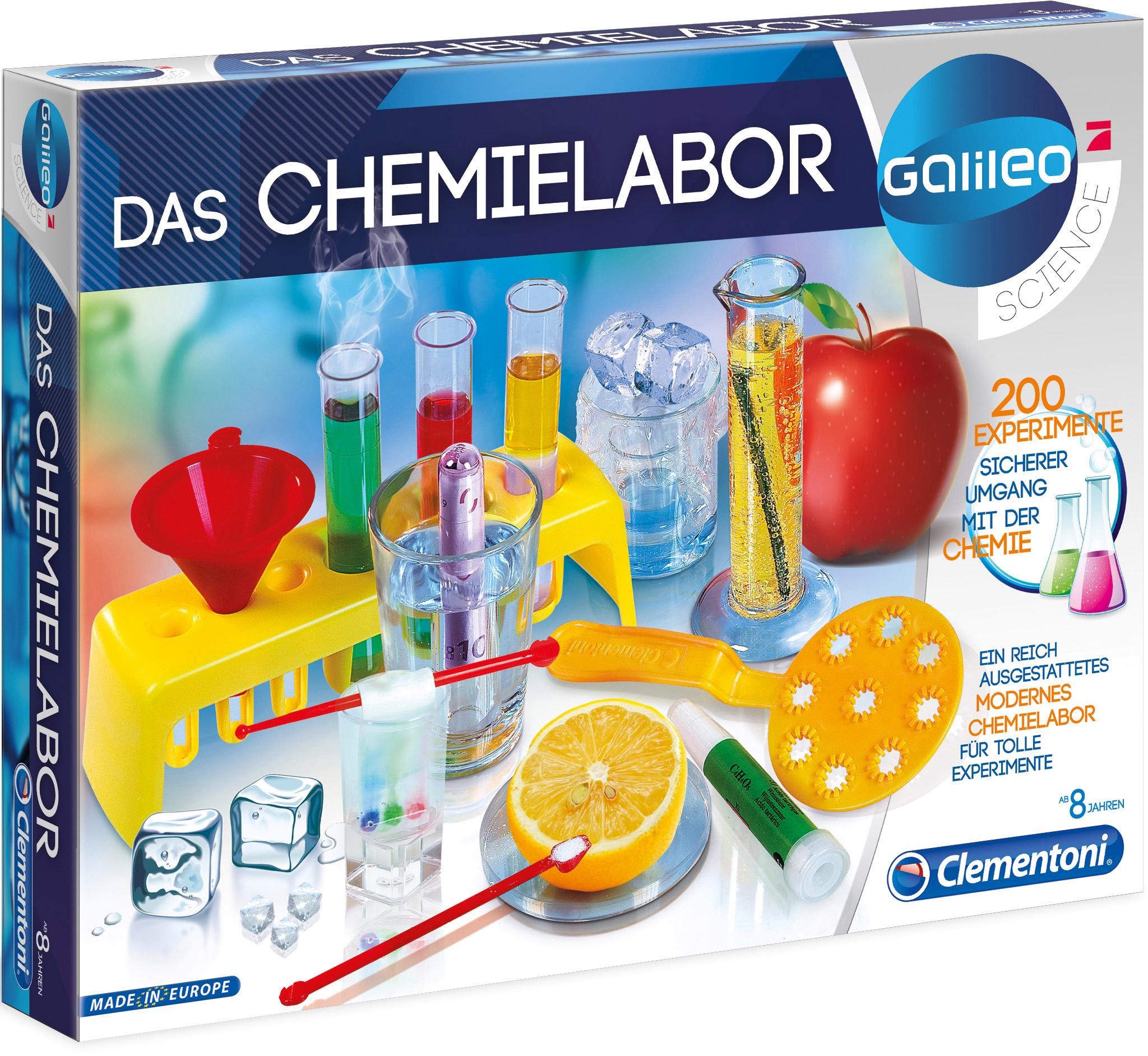 Clementoni® Experimentierkasten »Galileo - Das Chemielabor«, Made in Europe