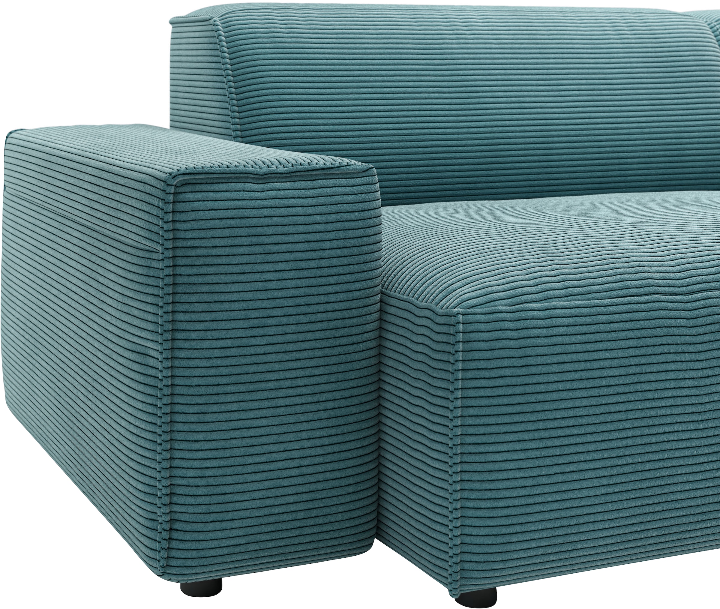 andas Ecksofa »Glimminge auch in Breitcord, Feincord, Bouclé + Easy care-Bezug«, L-Form, Breite 294, Zierkissen