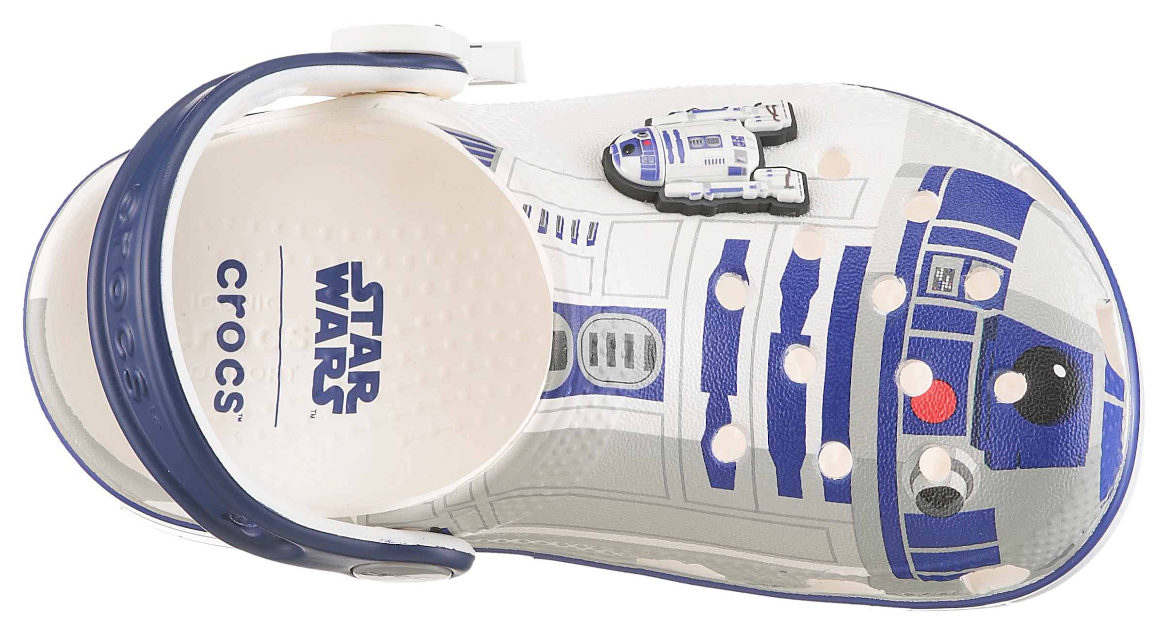 Crocs Clog »STAR WARS™ R2-D2 Toddler Classic Clog«  Fan Geschenk, Hausschuh mit coolem Motiv