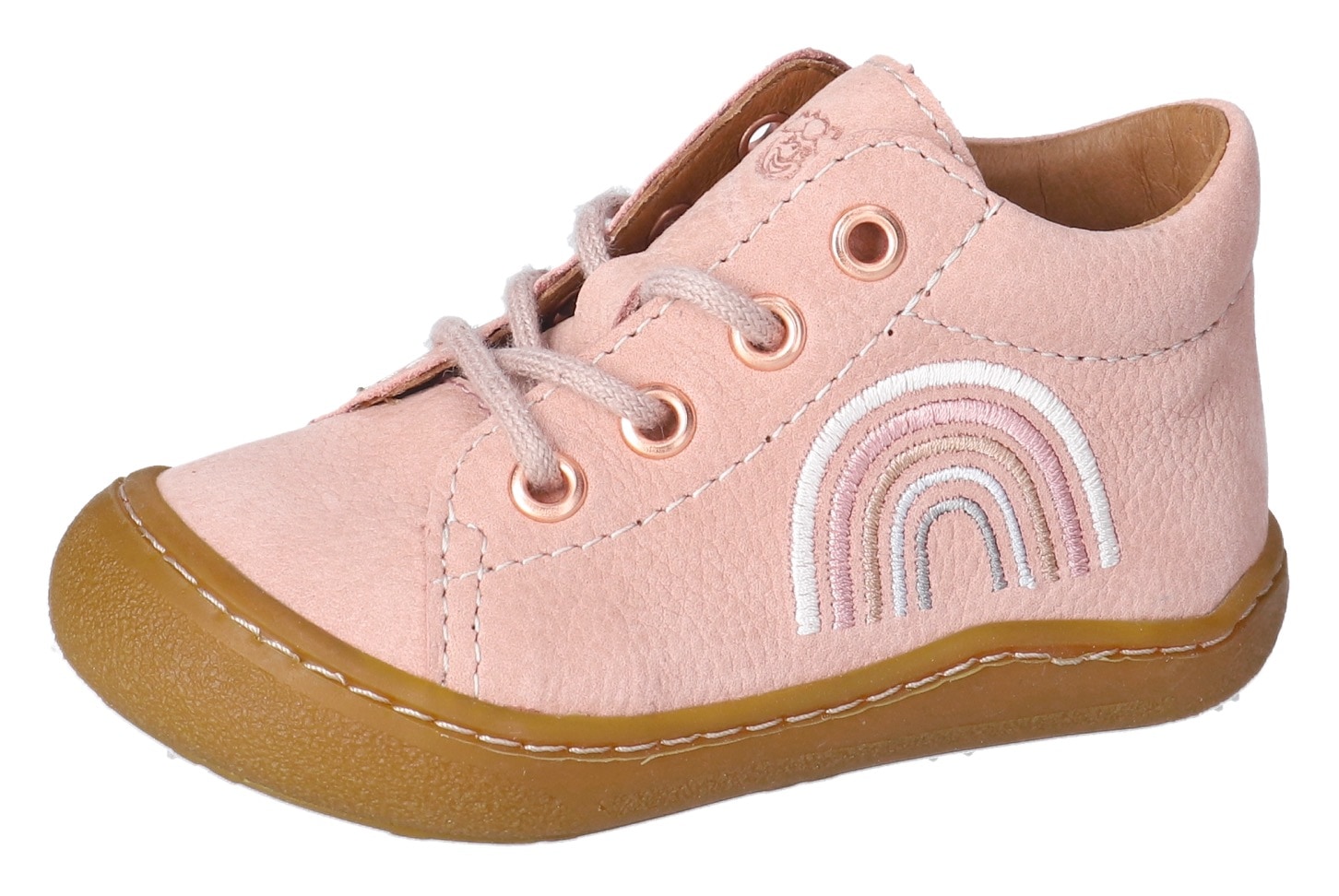 PEPINO by RICOSTA Lauflernschuh »Kally«, Schnürstiefel, Babyschuh, Pre Walker mit Stickerei