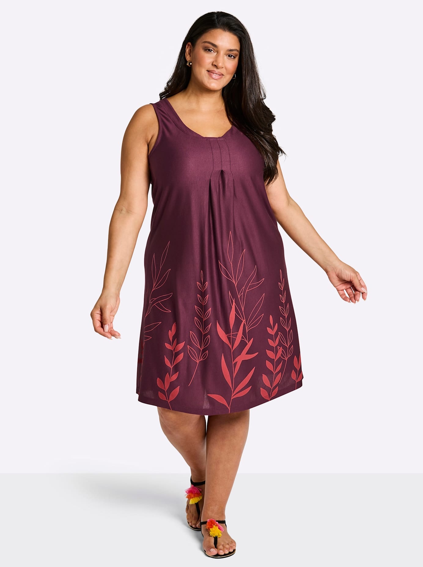 Sheego Jerseykleid »Jersey-Kleid« Ohne Taschen
