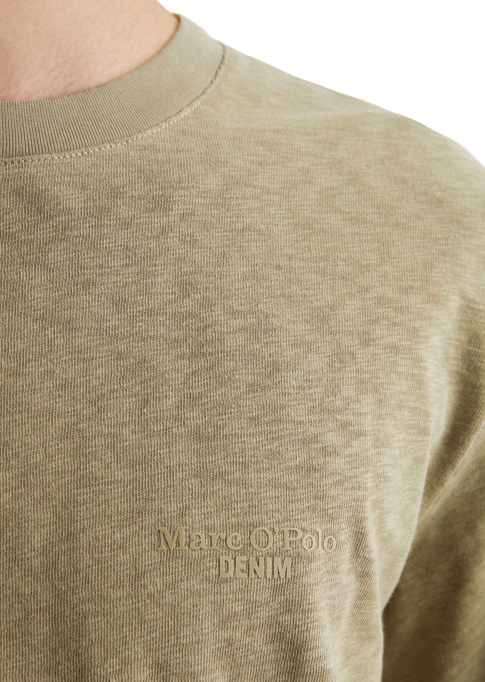 Marc O'Polo DENIM T-Shirt, mit leicht unregelmäßiger Oberfläche