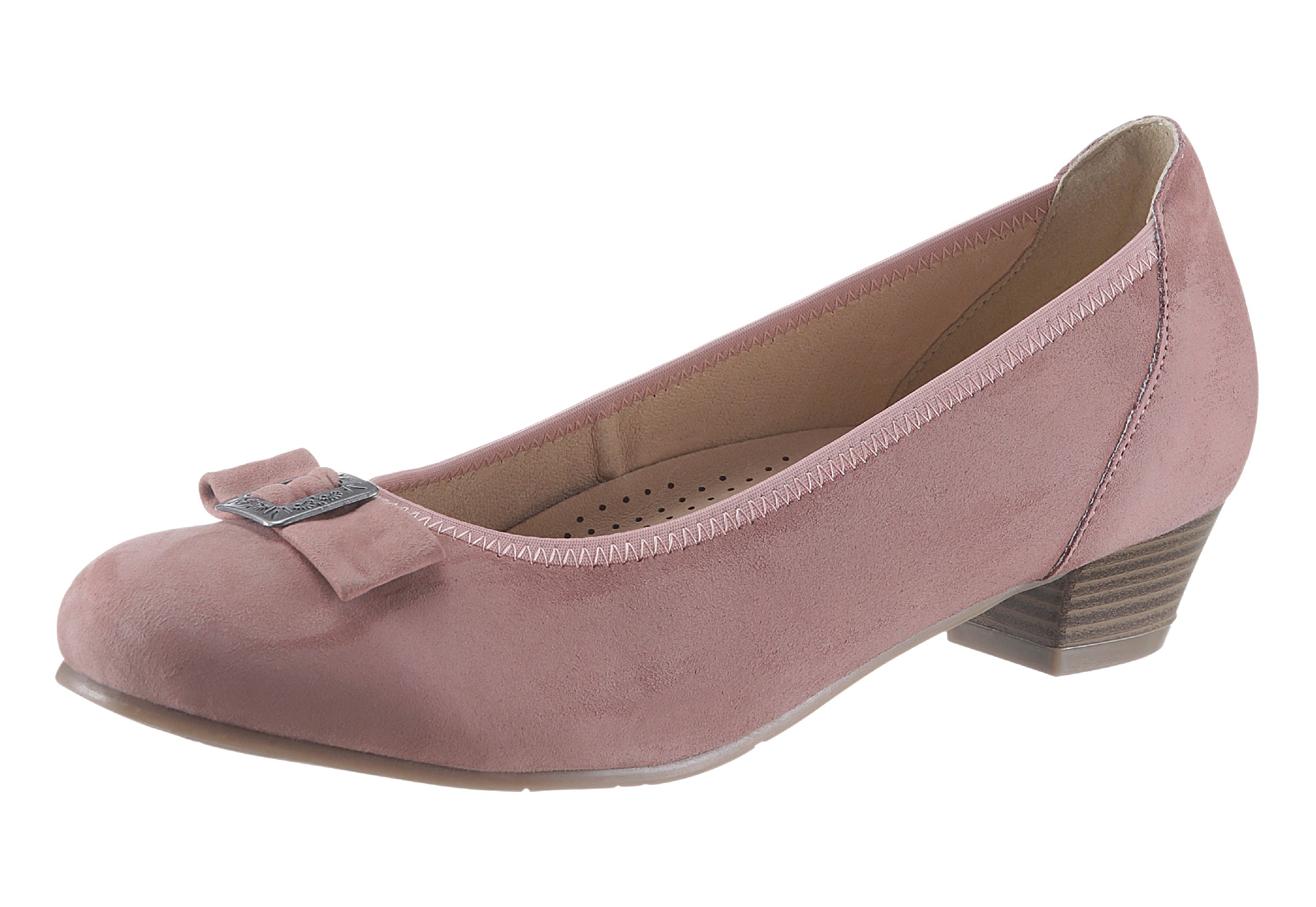 Hirschkogel Pumps, mit silberfarbener Metallschnalle