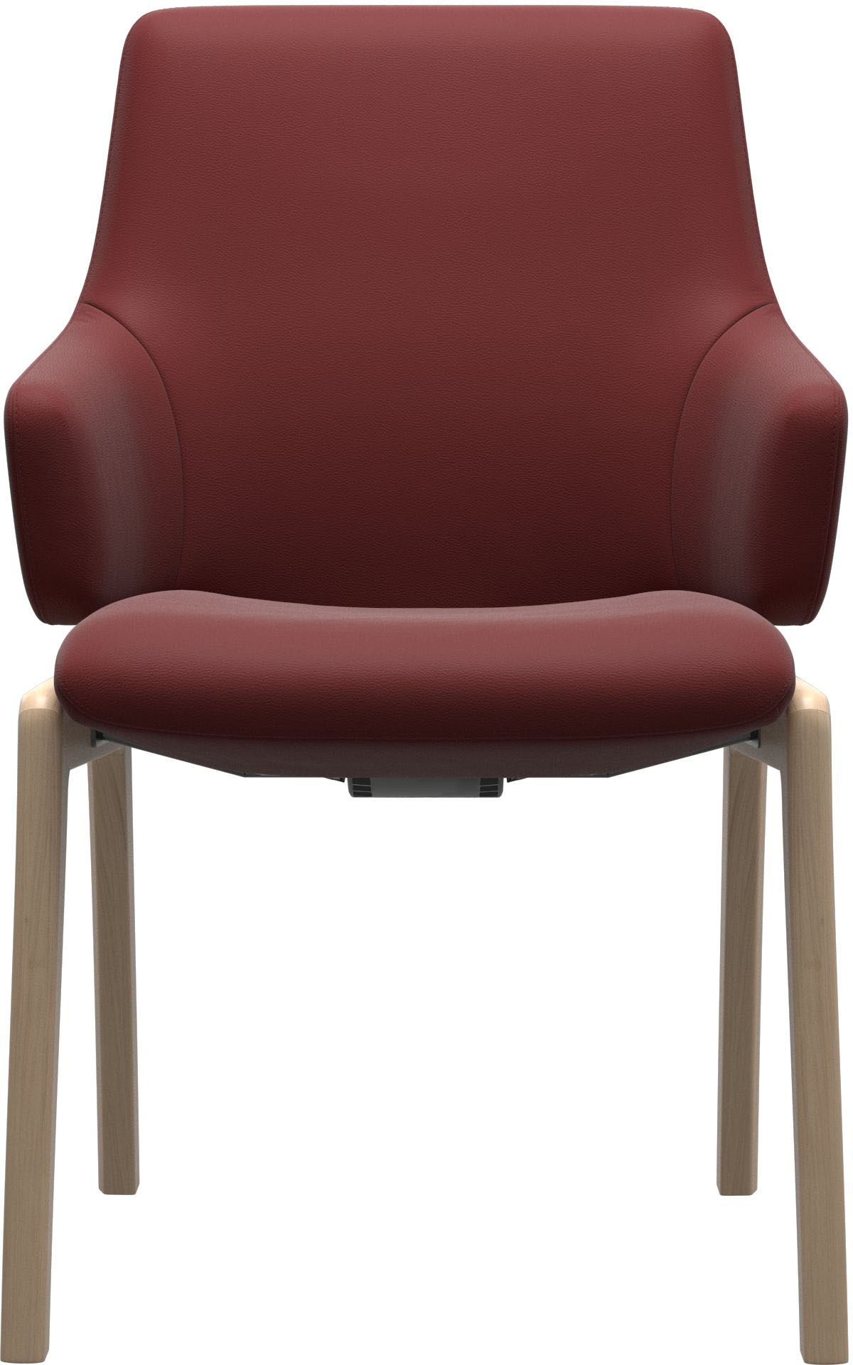 Stressless® Polsterstuhl »Laurel«, Leder PALOMA, Low Back mit Armlehne, Größe L, mit abgerundeten Beinen in Eiche natur