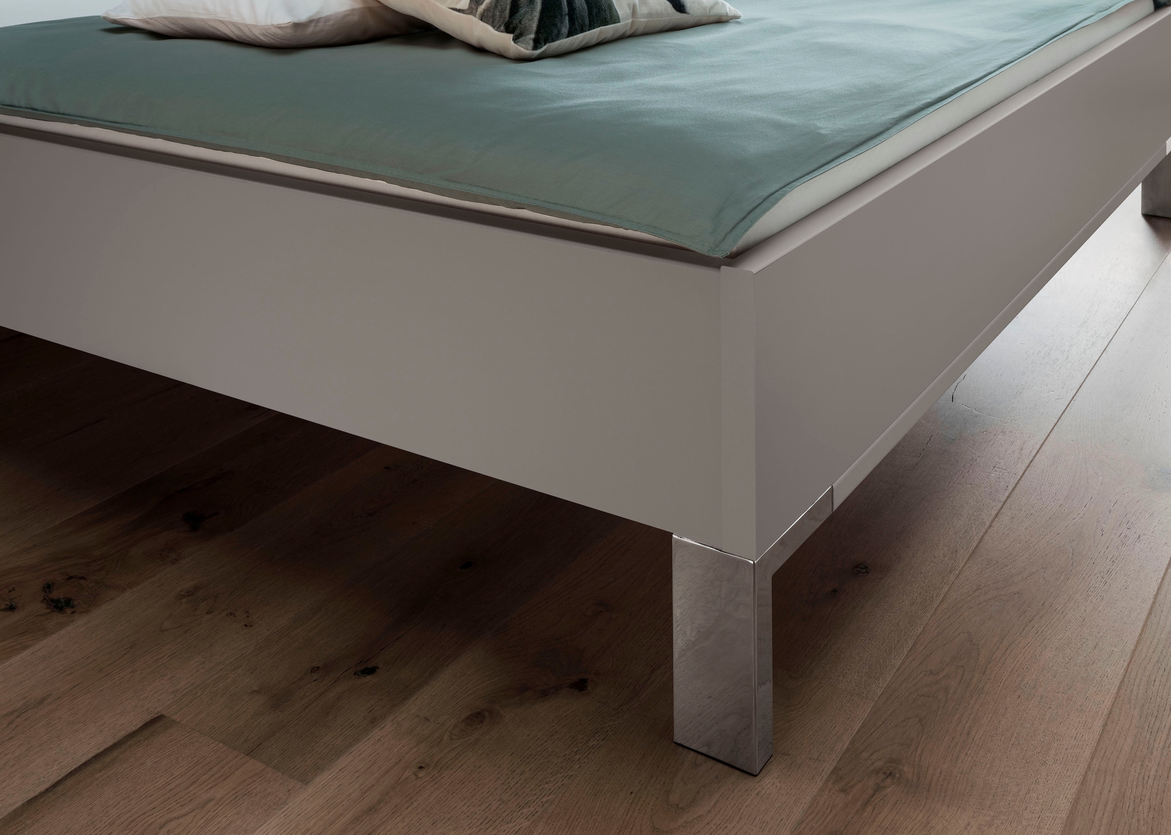 WIEMANN Futonbett »Monaco, Bettgestell, Bettrahmen, komfortables Polsterkopfteil« 4-fache Liegehöhenverstellung, MADE IN GERMANY,  Polsterkopfteil aus Kunstleder, verschiedene Größen, in Komforthöhe