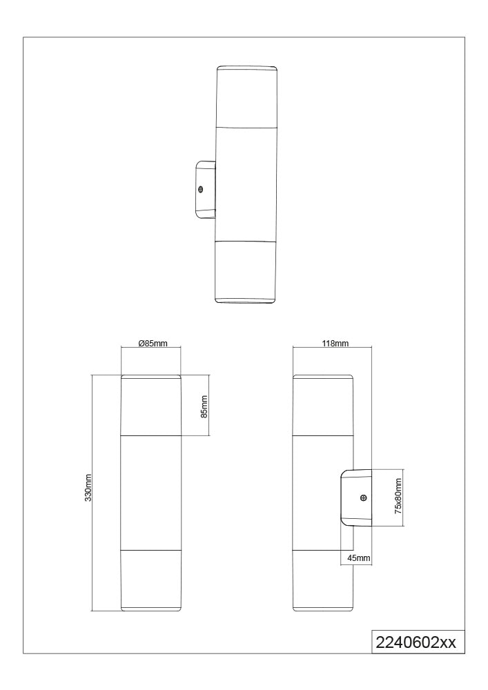 TRIO Leuchten Außen-Wandleuchte »HOOSIC, Outdoor Wandlampe exkl 1x E27 max 28W, Hauswand-Leuchte« E27 1 Stk. warmweiß - kaltweiß Garten Wandleuchte IP44, Kunststoff Schirm rauchfarbig