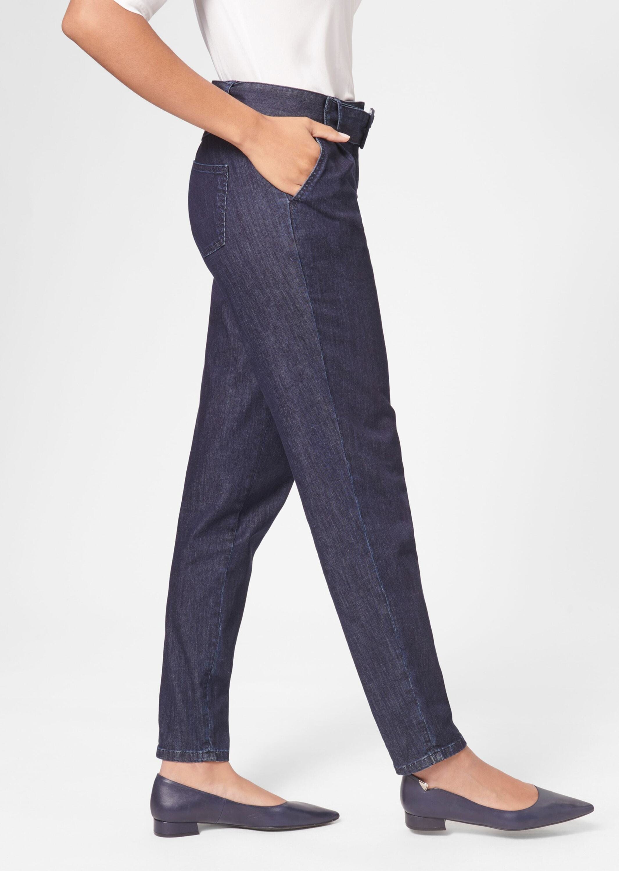 MADELEINE Regular-fit-Jeans »Jeans Bundfalten-Hose mit konischem Bein«