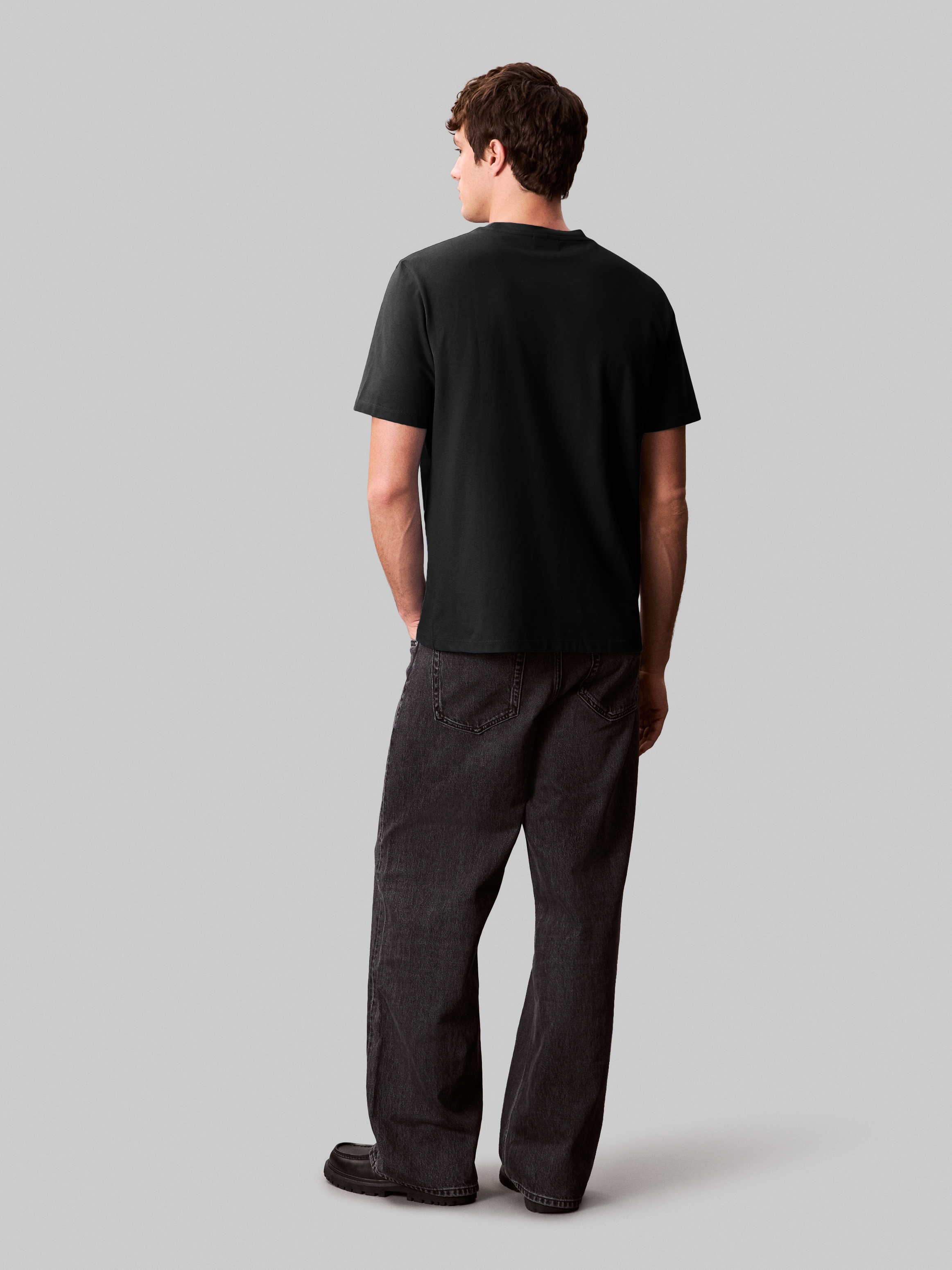 Calvin Klein T-Shirt »SS STRETCH PIQUE NANO EASY TEE«, Mit Rundhalsausschnitt