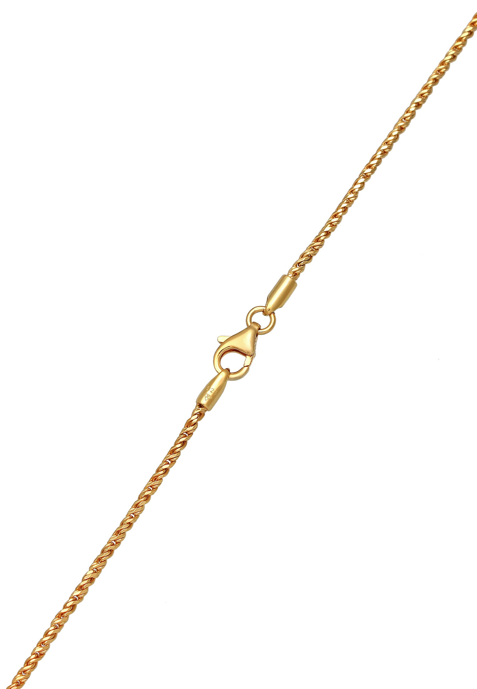 Kuzzoi Silberkette »Halskette Herren Kordelkette Gedreht Fein ca.2 mm 925 Silber«