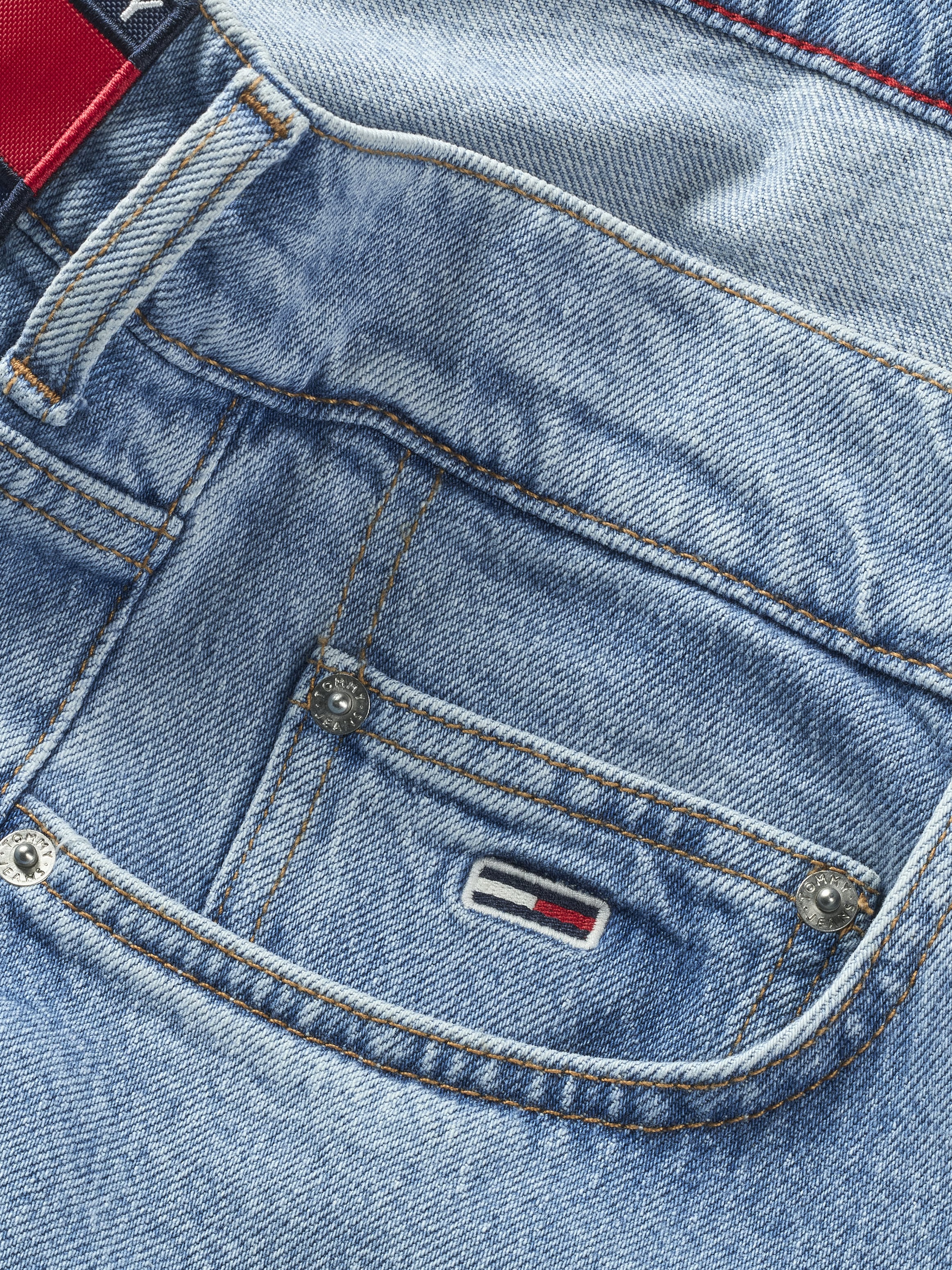 Tommy Jeans Loose-fit-Jeans »Jamie Loose Straight«, in blauer Waschung