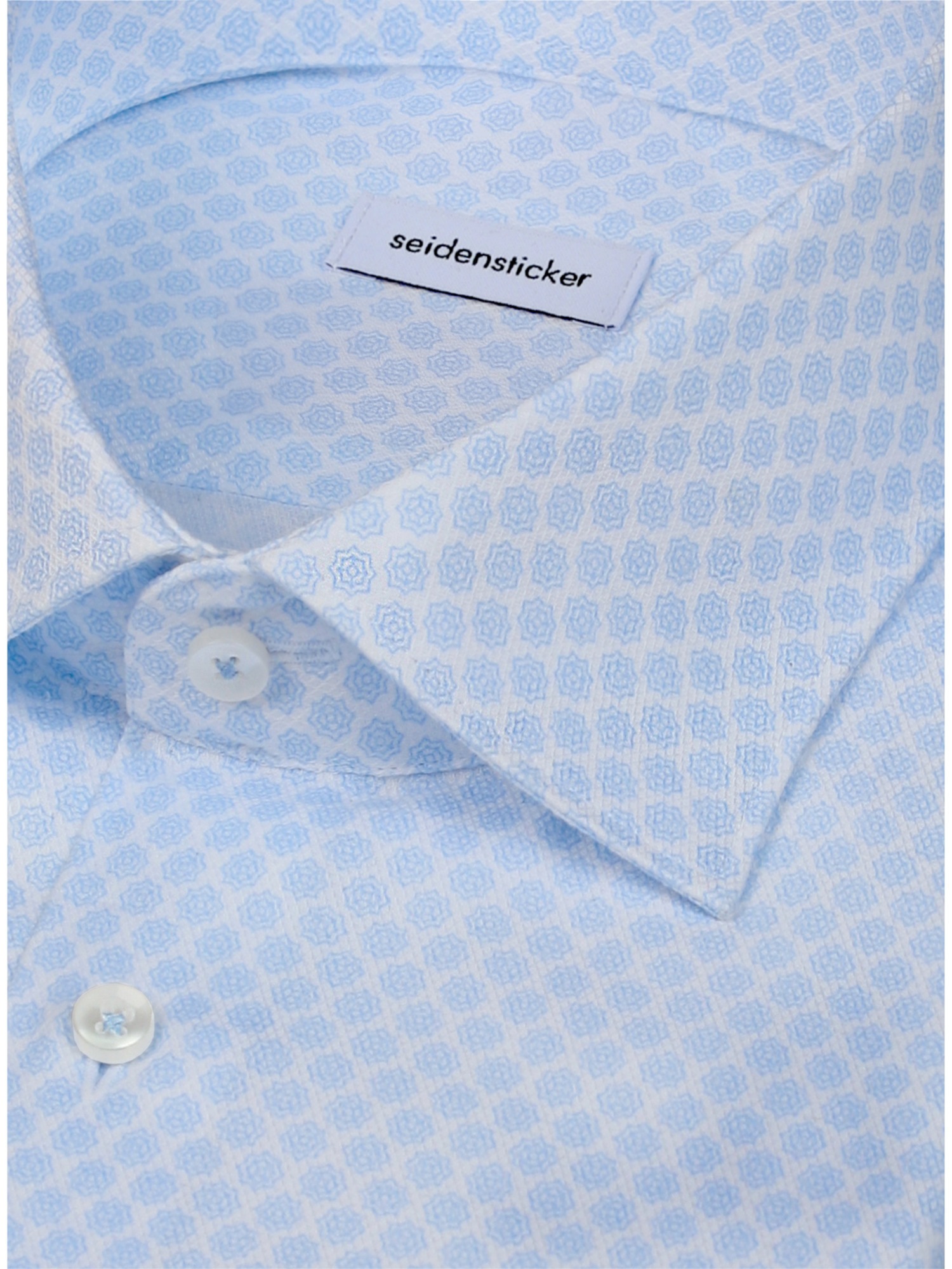 seidensticker Businesshemd »Schwarze Rose« Slim 1/1 Kentkragen Druck