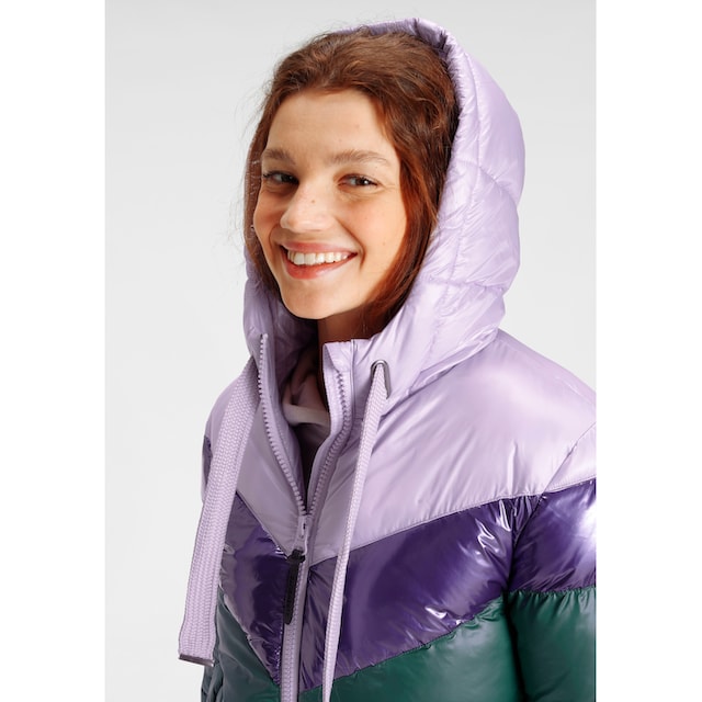 ALPENBLITZ Steppjacke »Puncak«, mit Kapuze, im coolen Colourblocking bei  OTTOversand