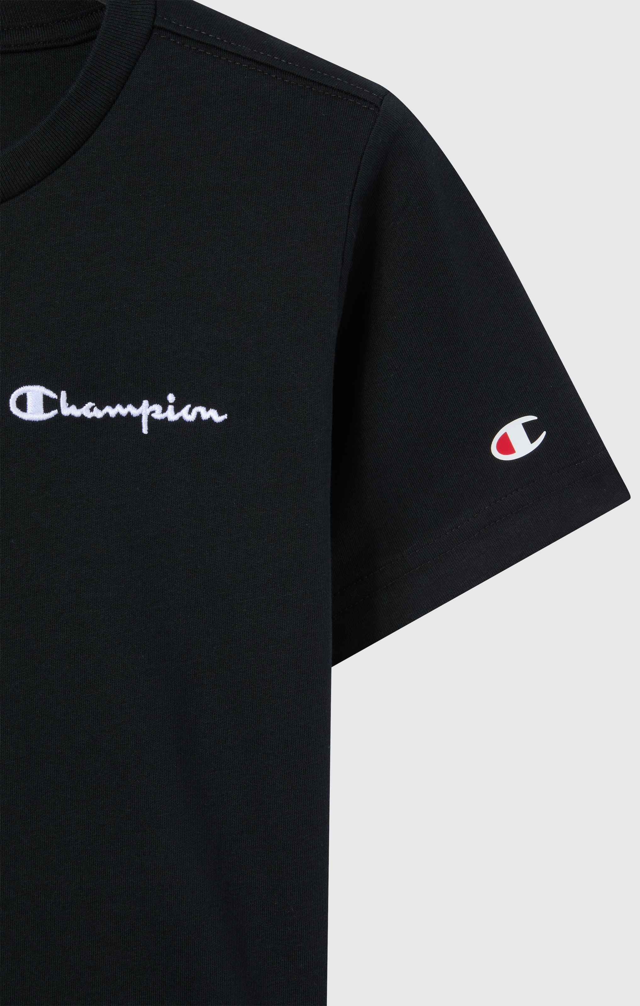 Champion T-Shirt »ICONS CONTRAST Crewneck T-Shirt« klassischer Schnitt, Kurzarm, für Kinder, für Sportmode