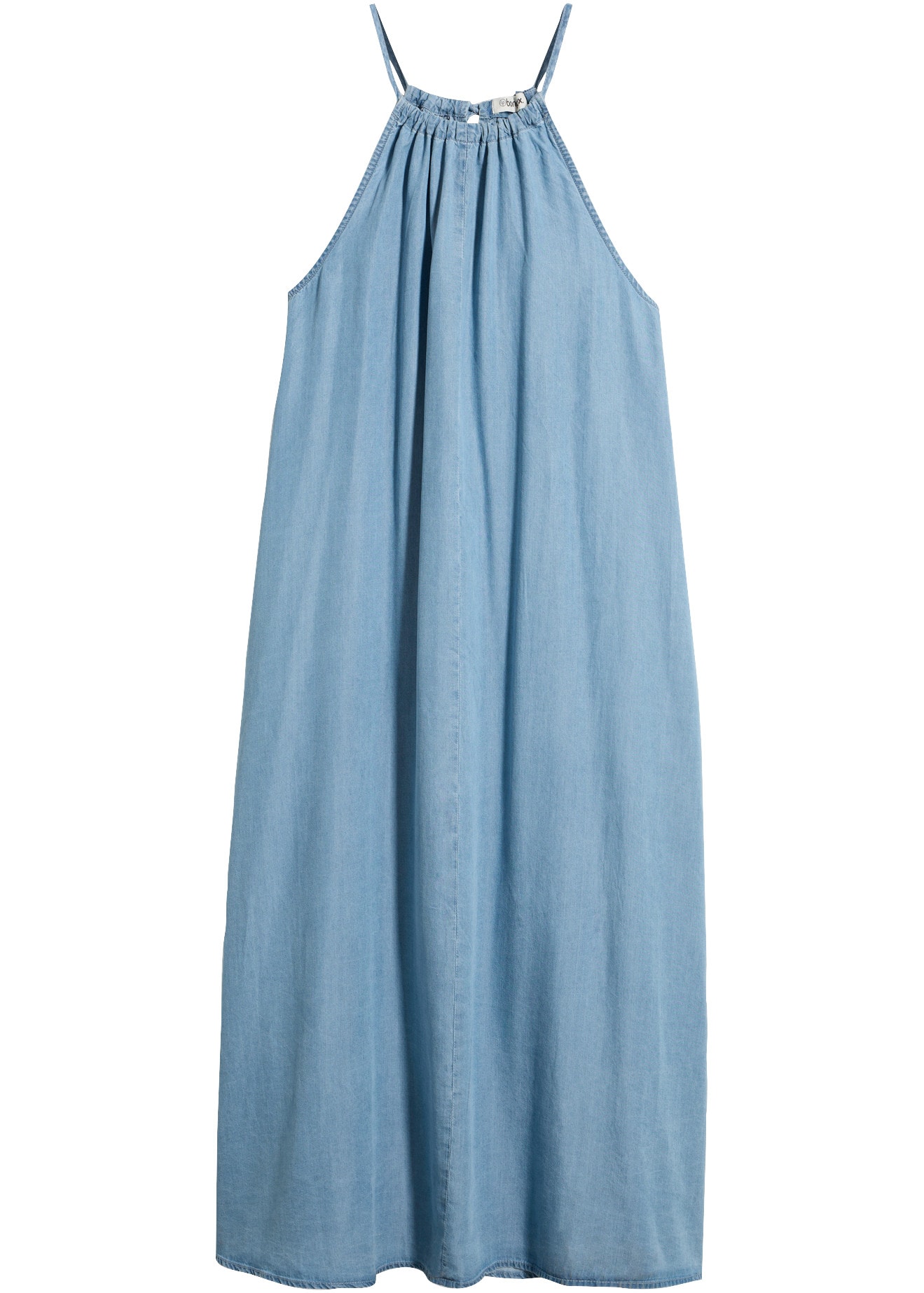 bonprix Jeanskleid »Jeanskleid aus fließendem Lyocell« für lässigen Look, aus Lyocell (TENCEL™), in A-Linie