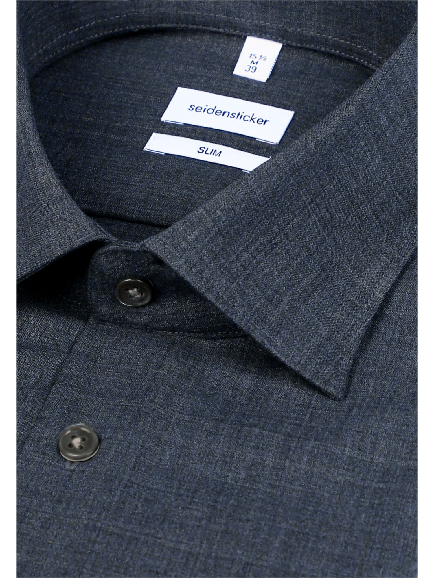 seidensticker Businesshemd »Schwarze Rose« Slim 1/1 Kentkragen Uni