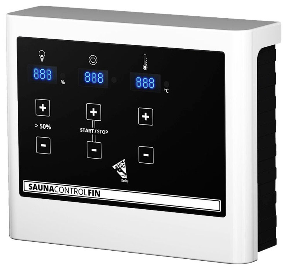 Karibu Sauna »Mia (Fronteinstieg)« Ofen 9 KW externe Strg easy