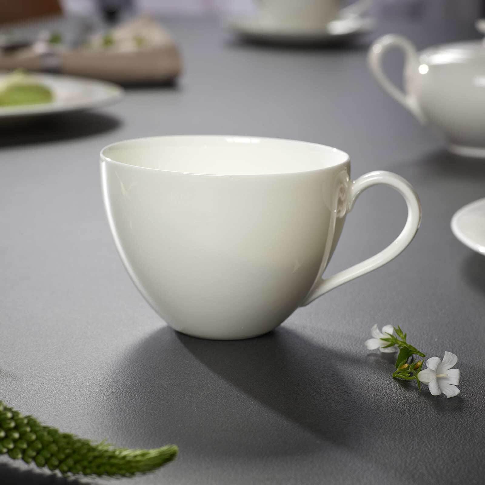 Villeroy & Boch Tasse »Kaffeetassen Anmut 150 ml 6er Set weiß« Spülmaschinenfest, Mikrowellensicher