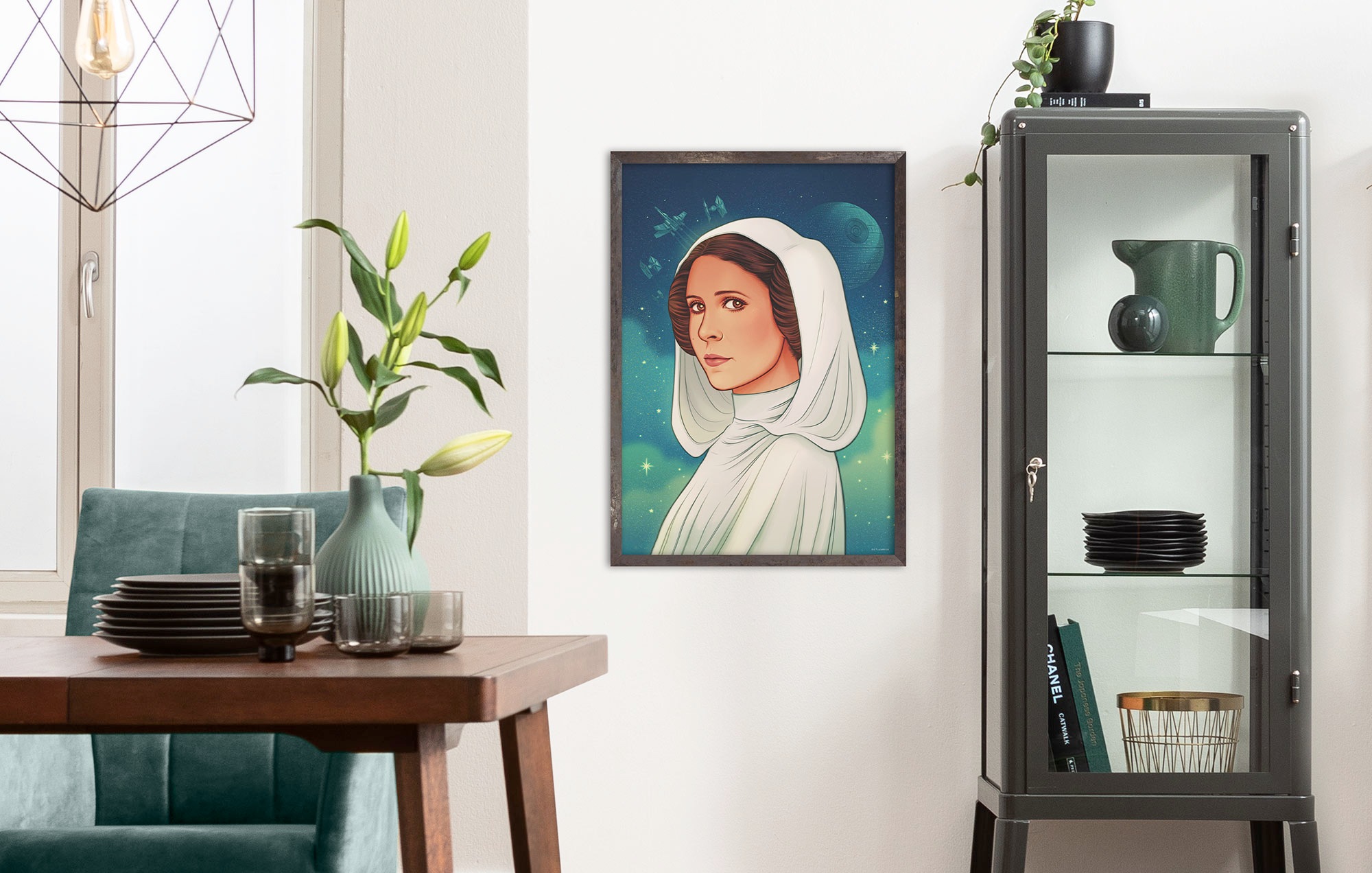 Komar Wandbild »Star Wars Princess of Alderaan«, Disney, (Set, 1 St.), 30 x 40 cm (Breite x Höhe) - Kinderzimmer, Dekoration