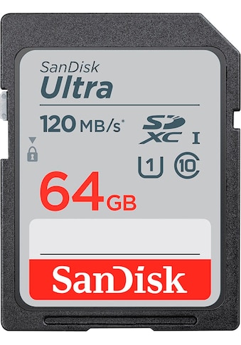 Sandisk Speicherkarte »Ultra® SDXC™ UHS-I 64 GB«, (Class 10 120 MB/s Lesegeschwindigkeit) kaufen