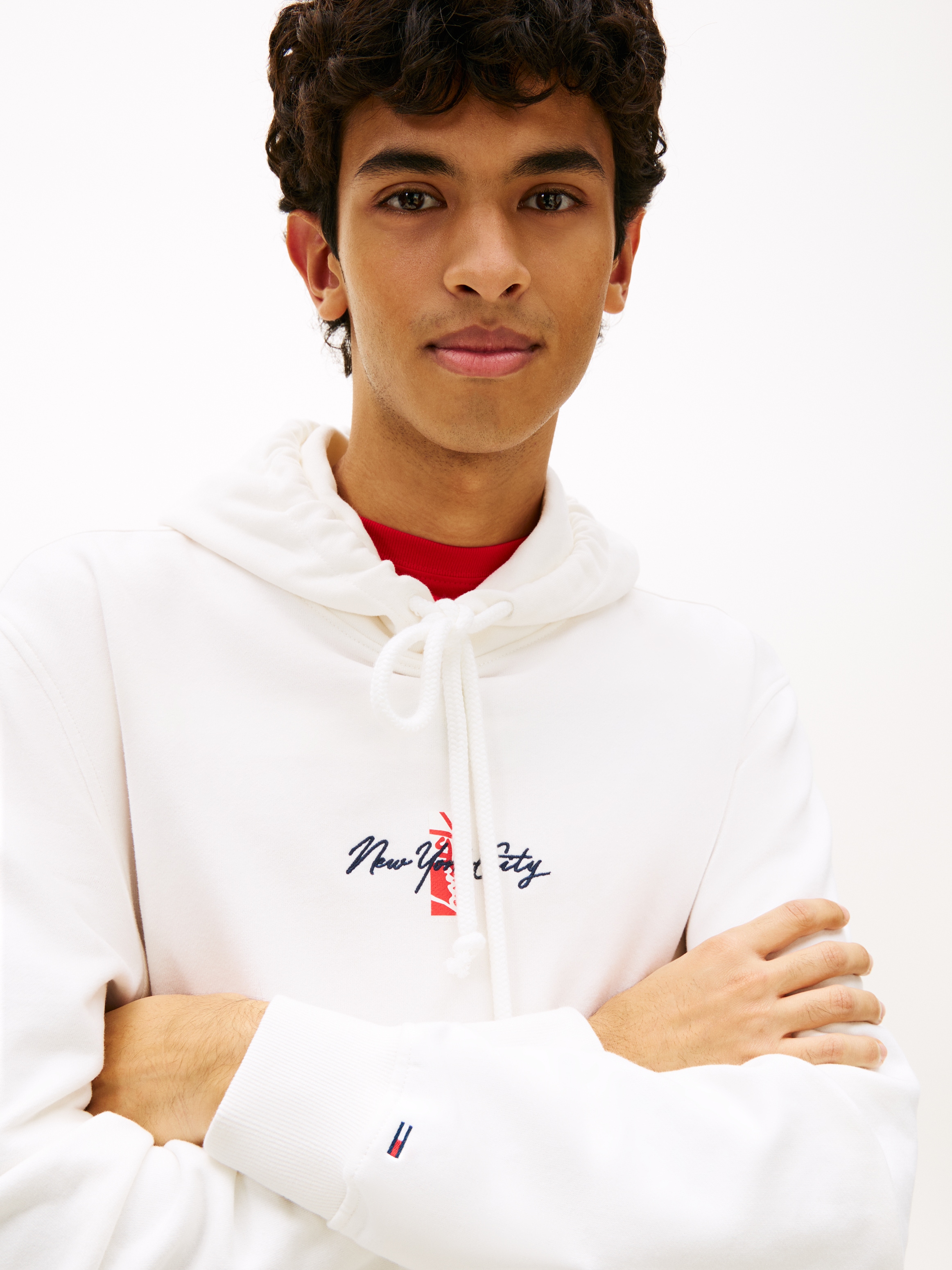 Tommy Jeans Kapuzensweatshirt »TJM REGULAR SIGN BACKPRINT«, Regular fit mit Markenprint
