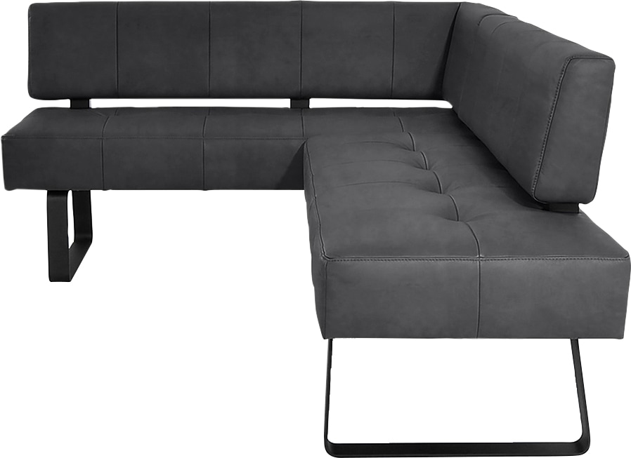 K+W Komfort & Wohnen Eckbank »Spider II«, Sitzsteppung, bequem durch Sandwichbauweise, 2 Stellmaße