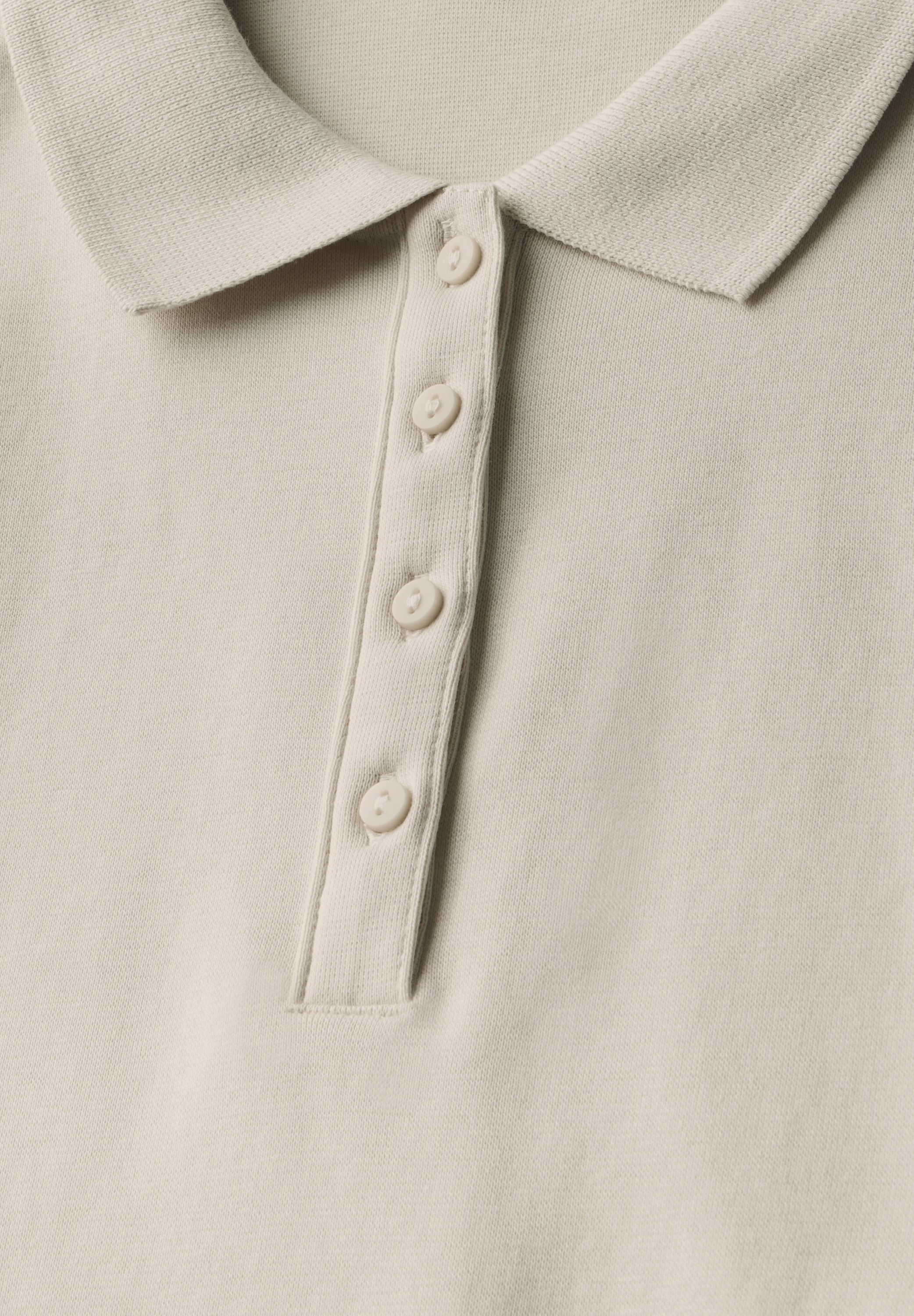 STREET ONE Poloshirt, mit Ripsstruktur
