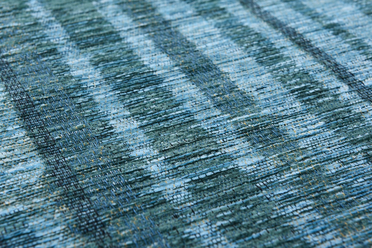 TOM TAILOR HOME Teppich »Stripy Pat«, rechteckig, 5 mm Höhe, Flachgewebe, modernes Patchworkdesign, gestreift, Chenille, Wohnzimmer