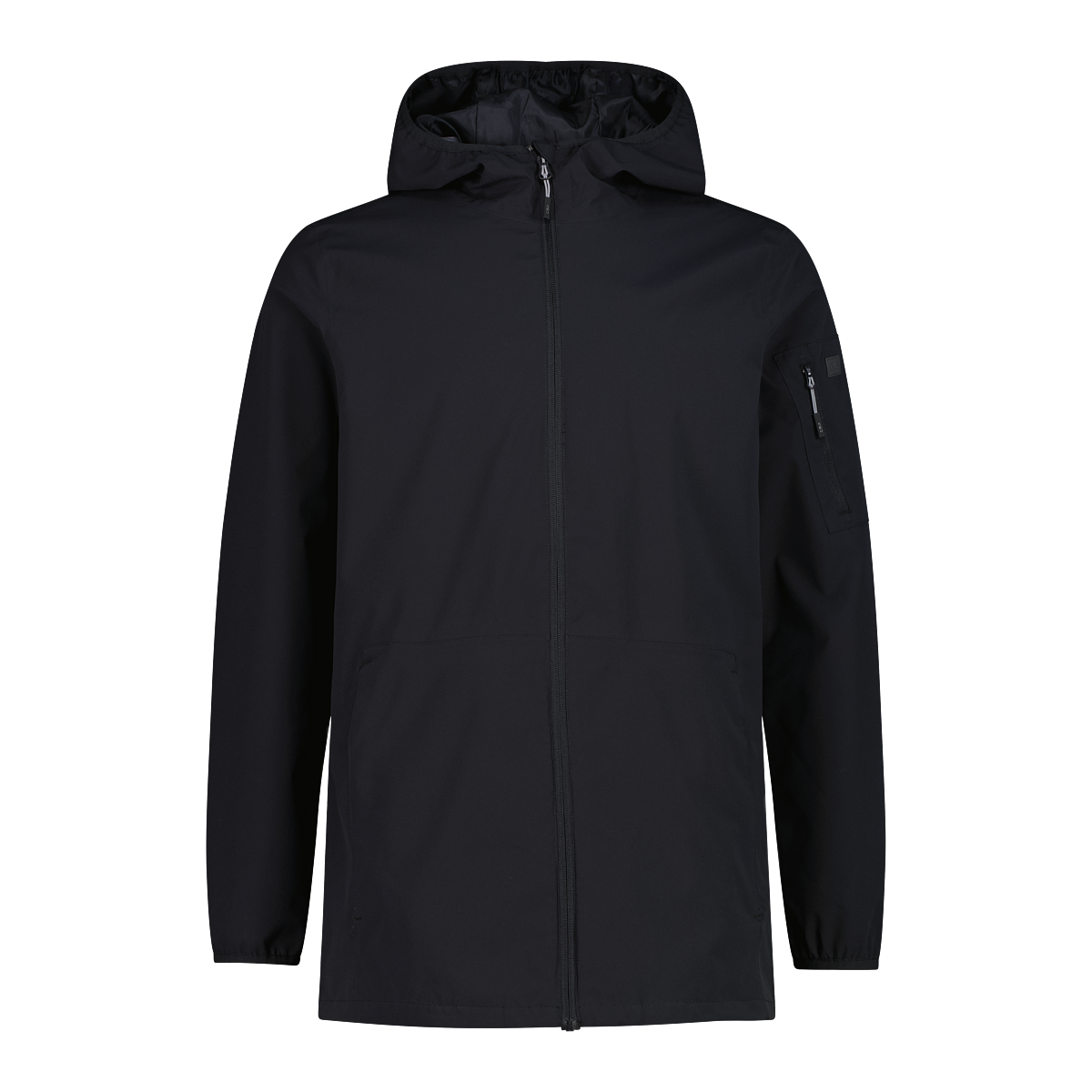 CMP Funktionsjacke mit Kapuze für Wandern und Outdoor-Aktivitäten, mit praktischer Ärmeltasche