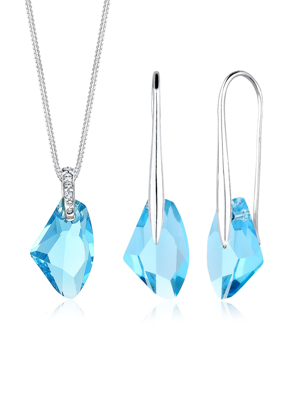 Elli Schmuckset »Galactic Kristalle 925 Sterling Silber«
