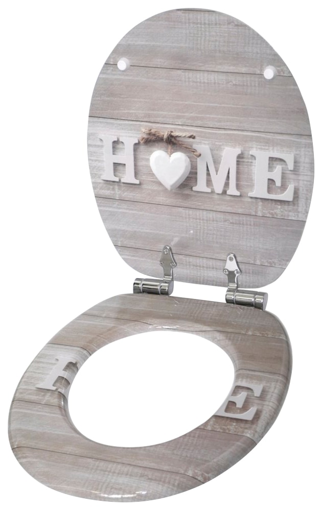 Sanilo Badaccessoire-Set »Home« bestehend aus WC-Sitz, Badteppich, Stöpsel, Seifenspender, WC-Bürste