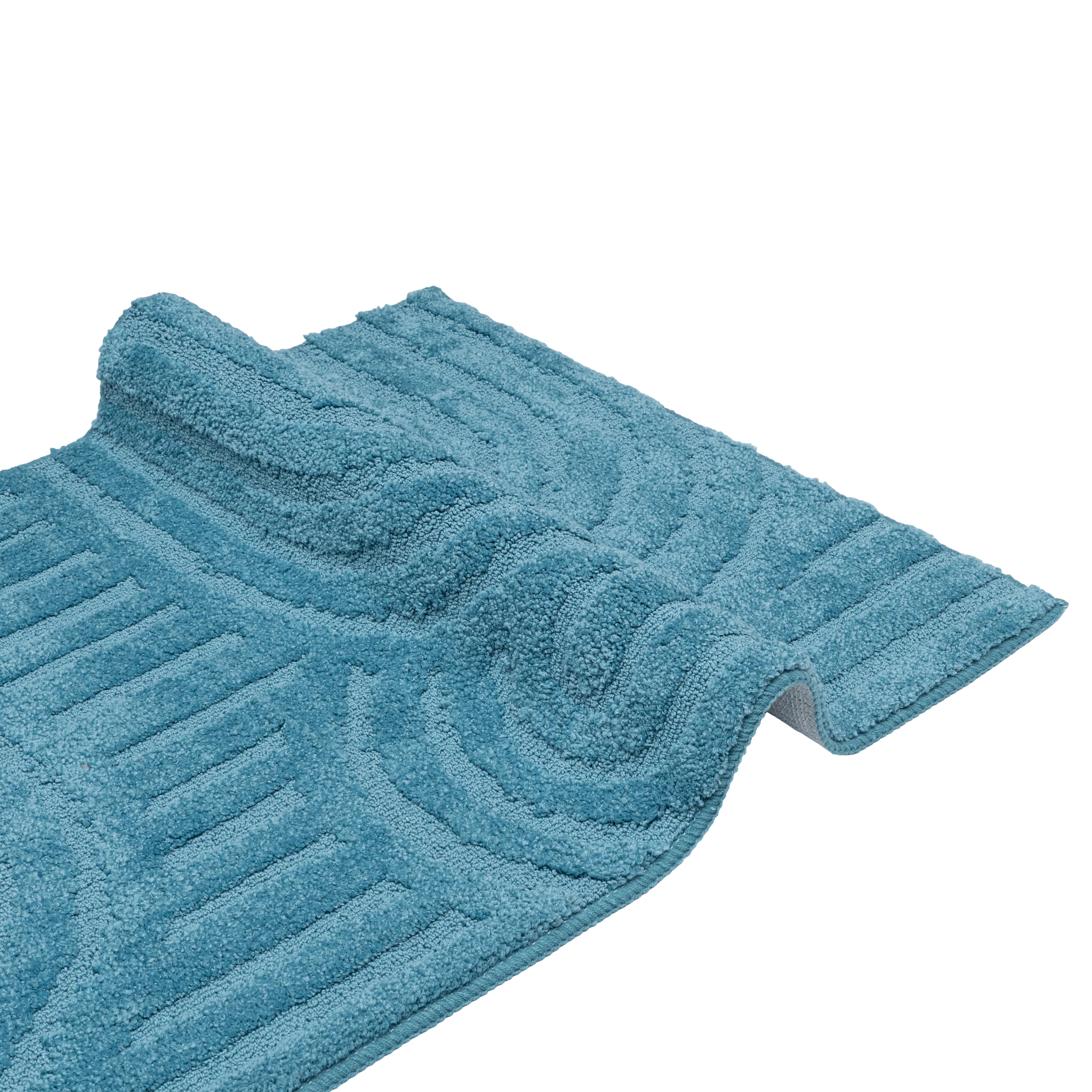 OTTO home Badematte »Zen, Badvorleger, Badezimmer Teppich, Duschvorleger« Höhe 10 mm rutschhemmend beschichtet fußbodenheizungsgeeignet | schnell trocknend Uni Farben, Hoch-Tief-Effekt, modernes Muster, Zen